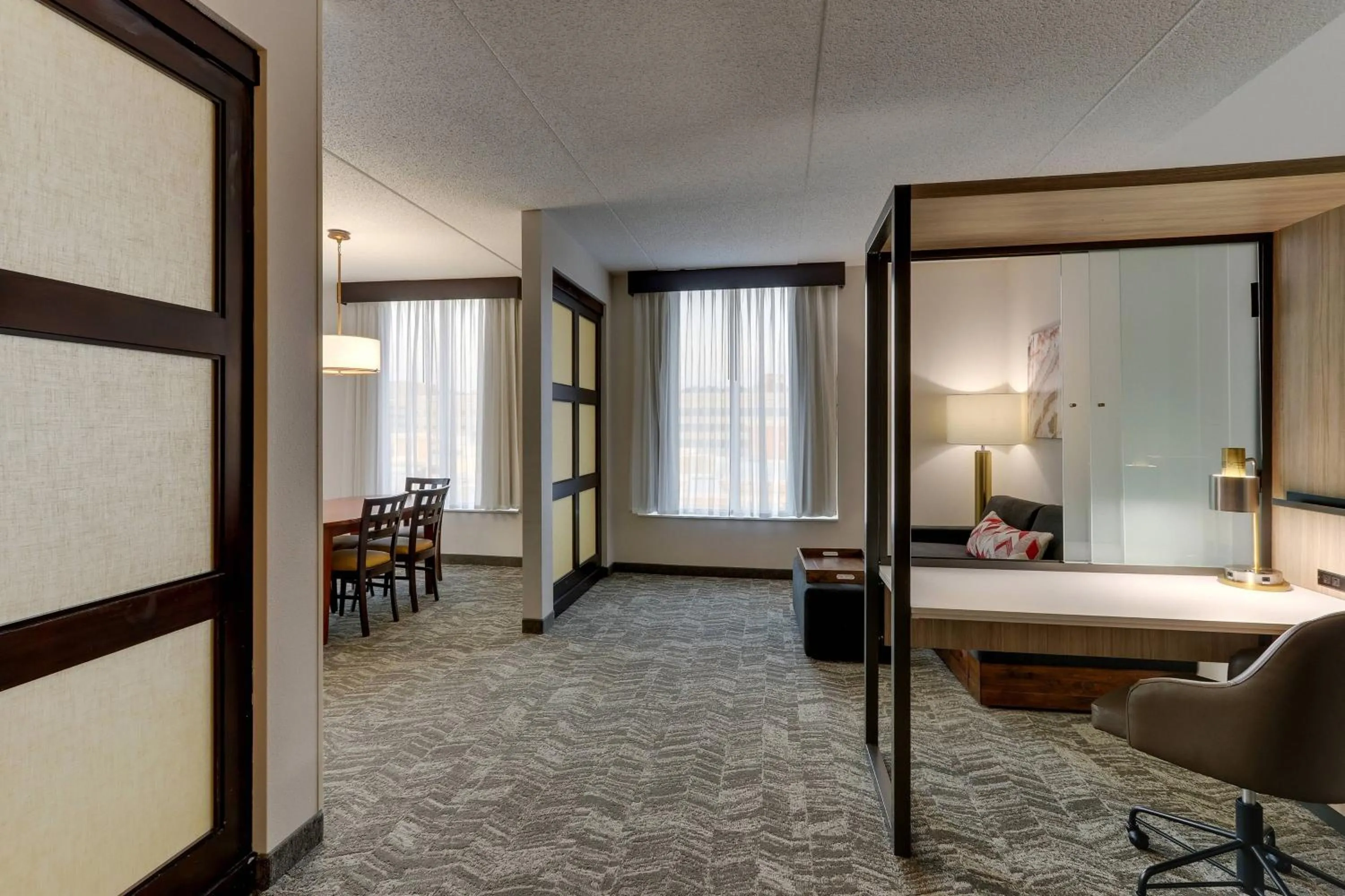 Bedroom in SpringHill Suites by Marriott Birmingham Downtown at UAB