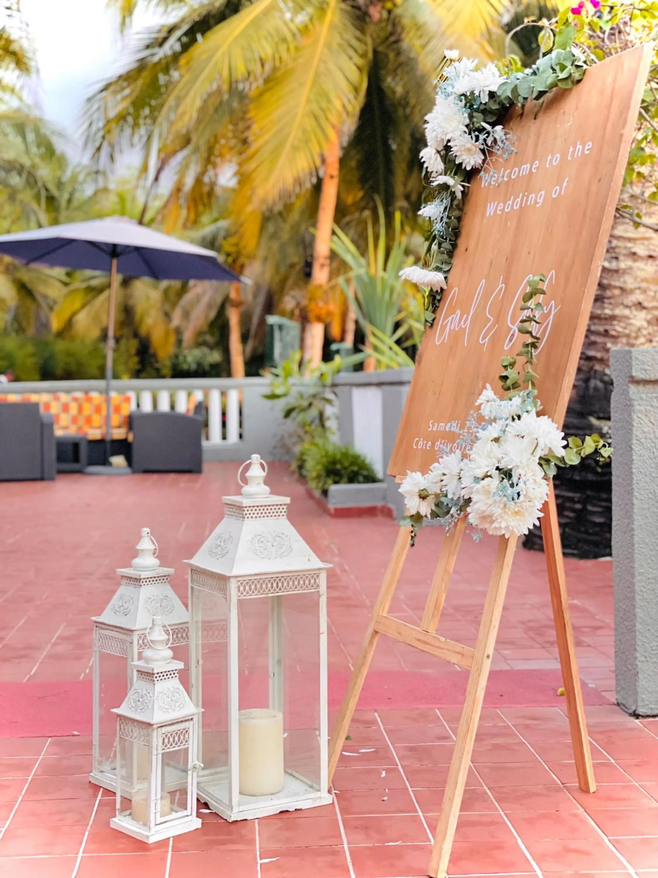 wedding in African Queen Lodge