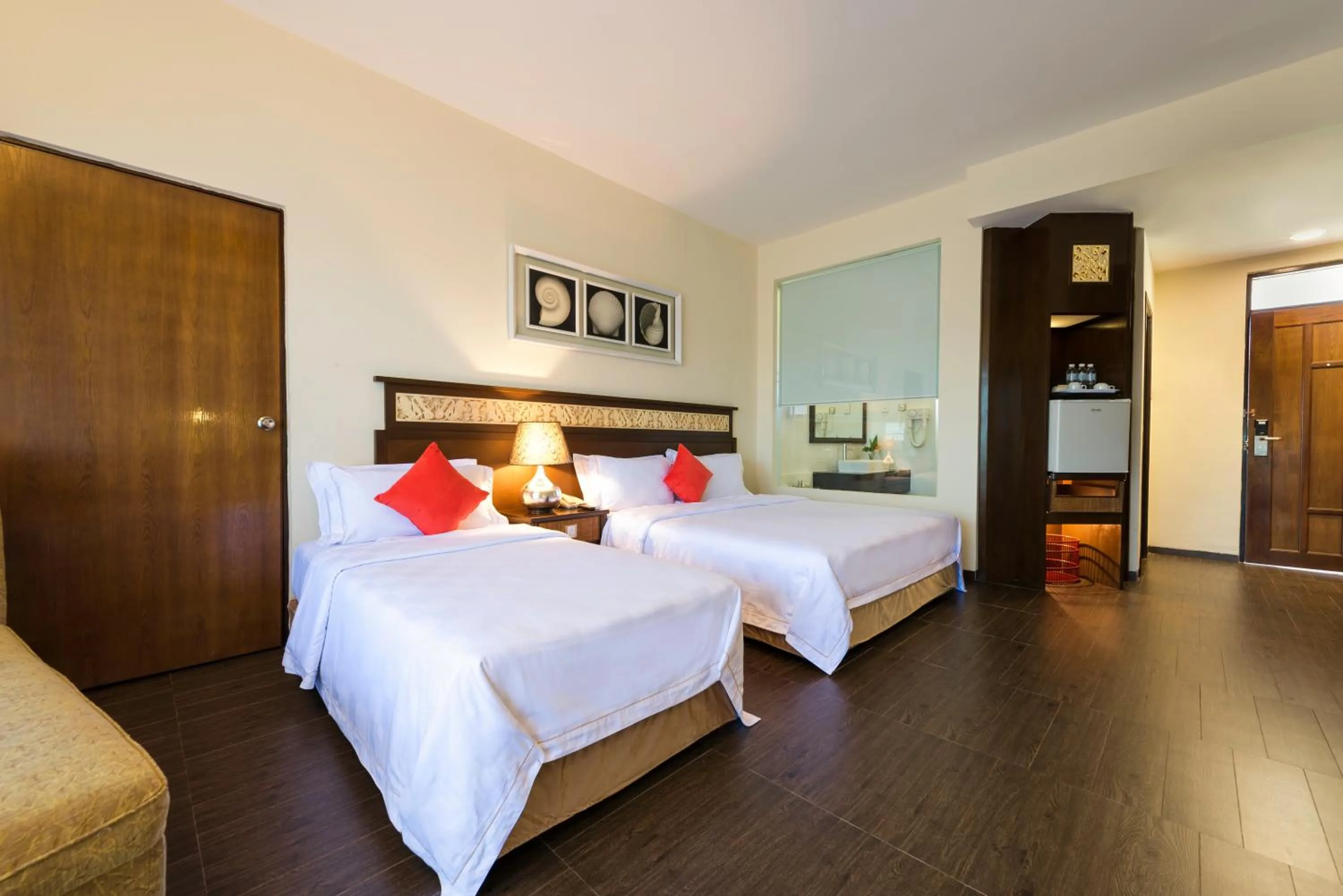 Coffee/tea facilities, Bed in Tok Aman Bali Beach Resort @ Beachfront