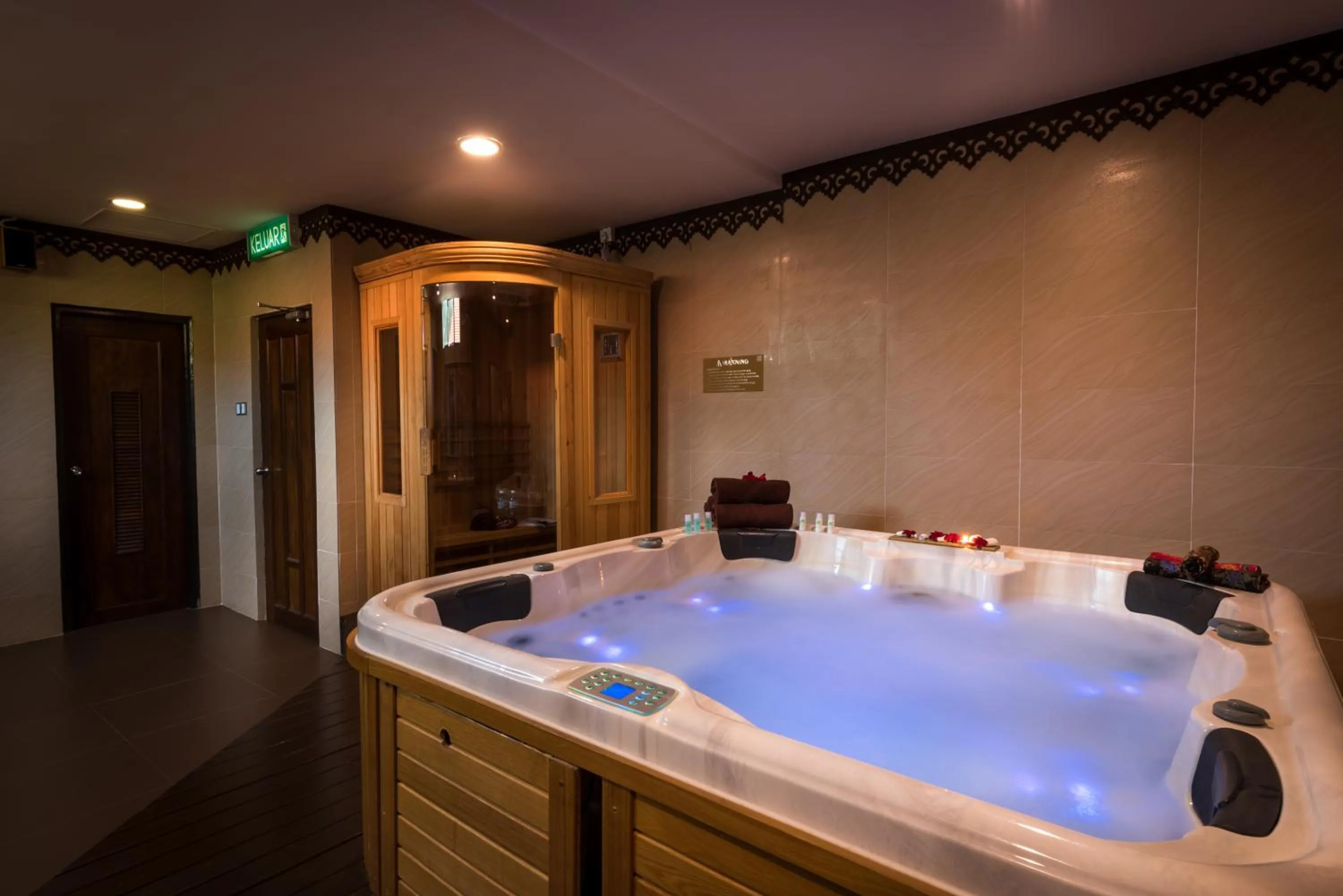 Sauna in Tok Aman Bali Beach Resort @ Beachfront