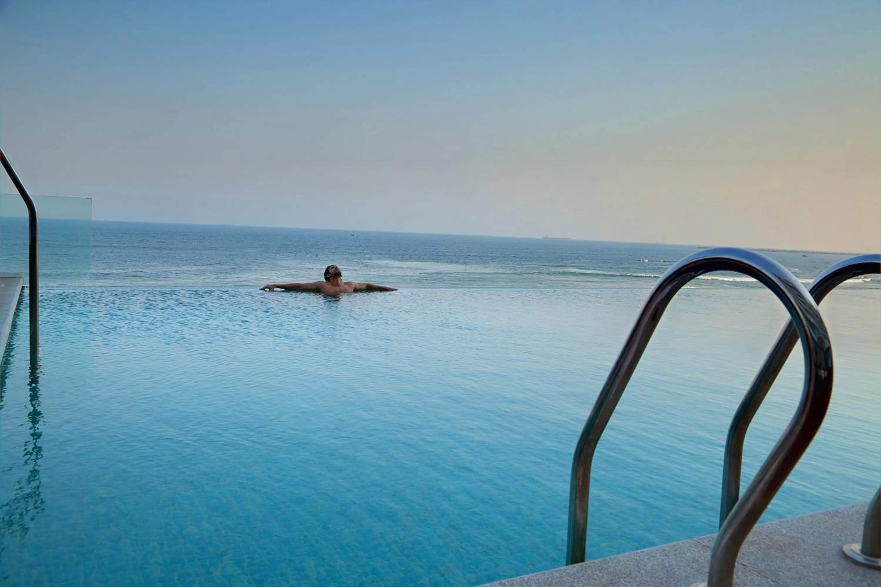 Swimming pool in Novotel Visakhapatnam Varun Beach