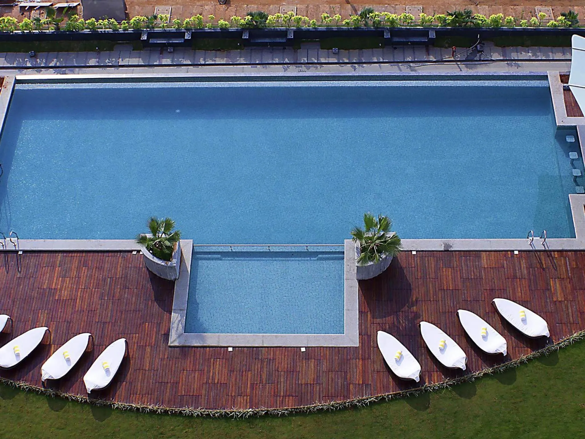 Pool view in Novotel Visakhapatnam Varun Beach