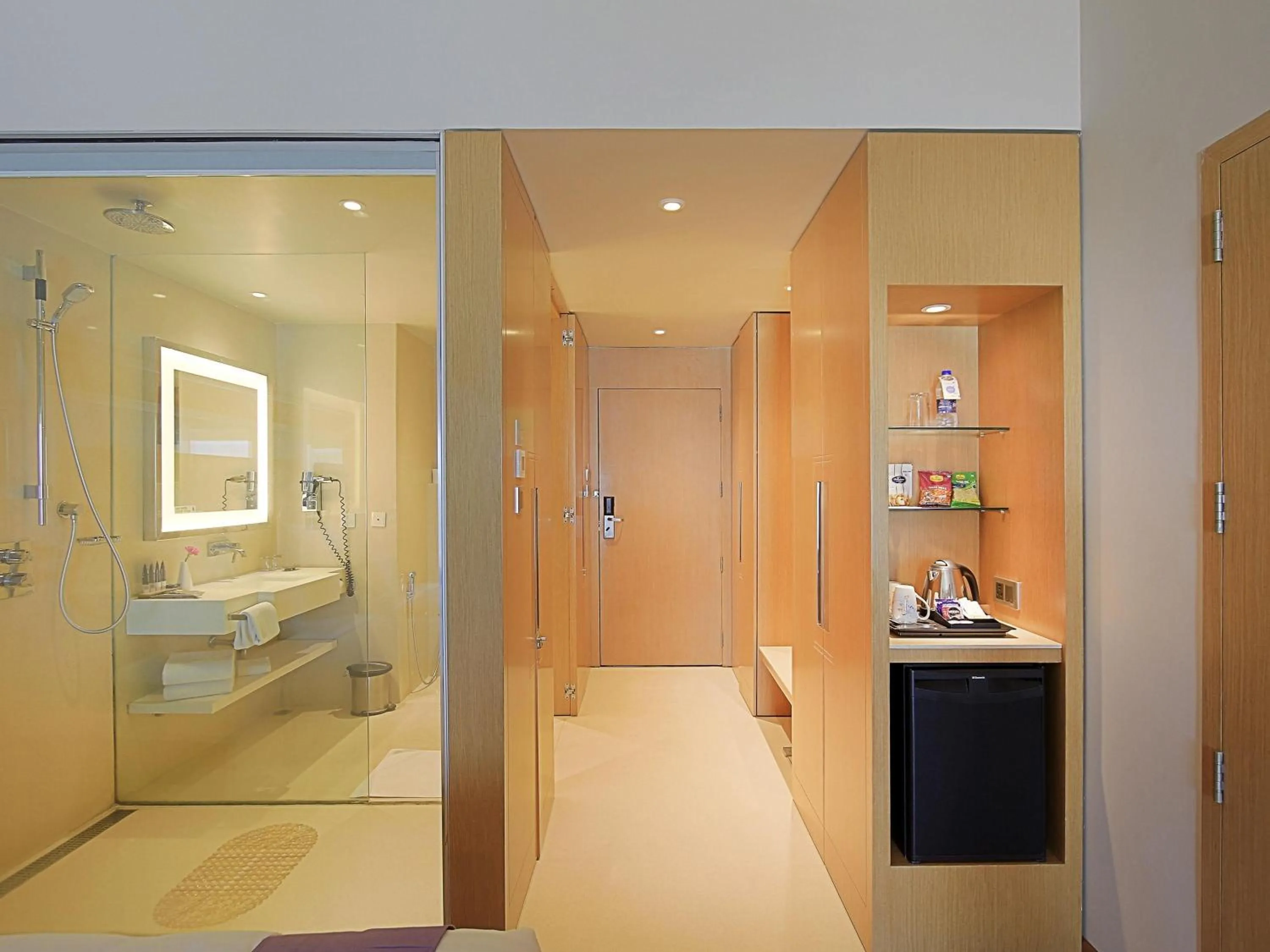 Bedroom in Novotel Visakhapatnam Varun Beach