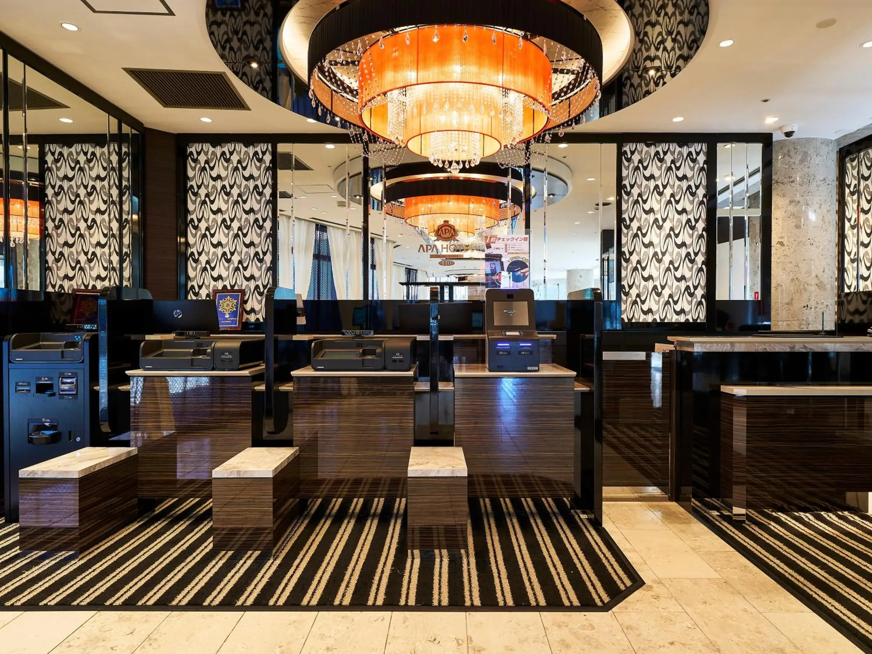 Lobby or reception in APA Hotel Toyama Ekimae Lobby or reception in APA Hotel Toyama Ekimae