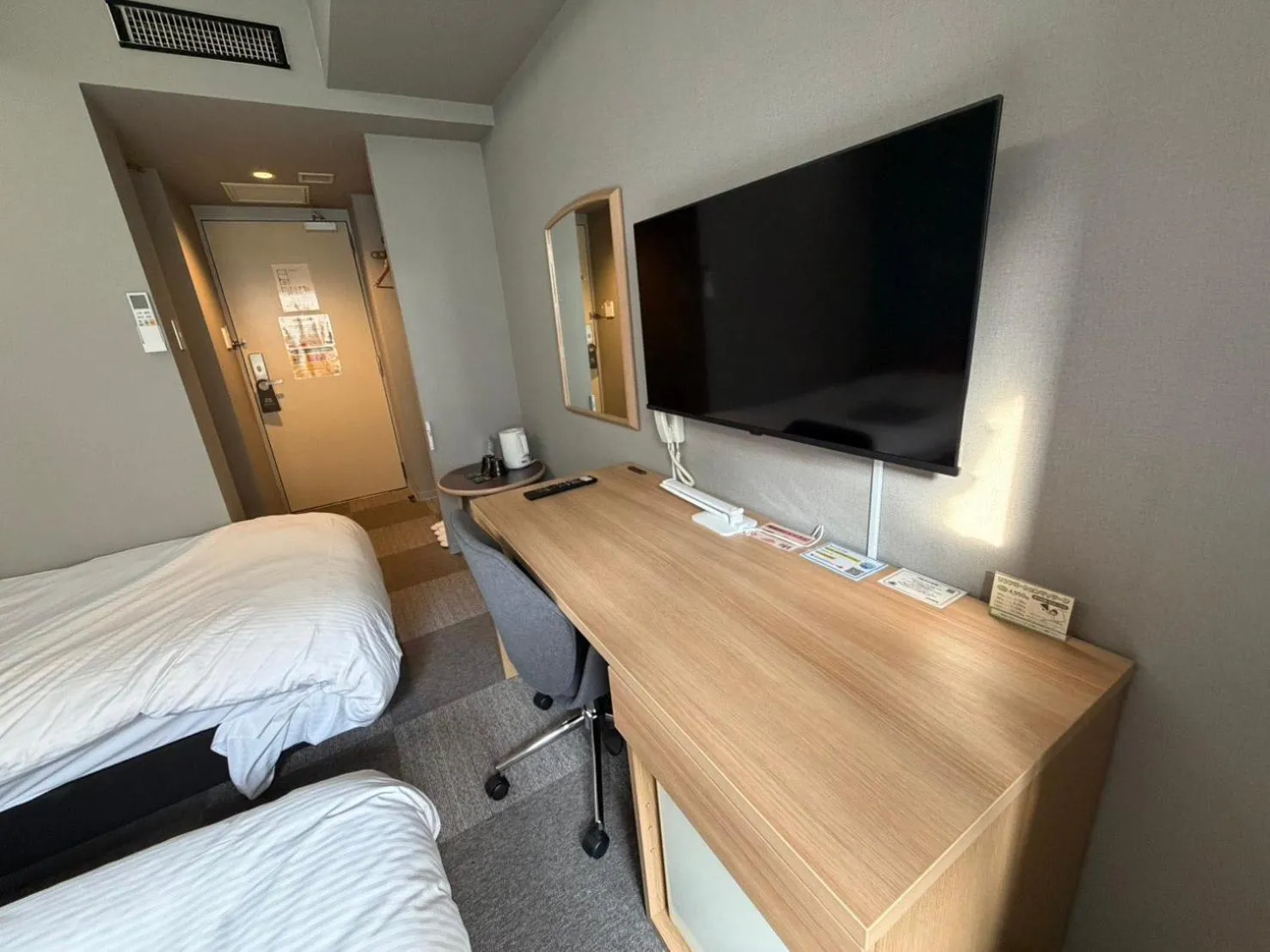 Bed in Hotel Tetora Spirit Sapporo