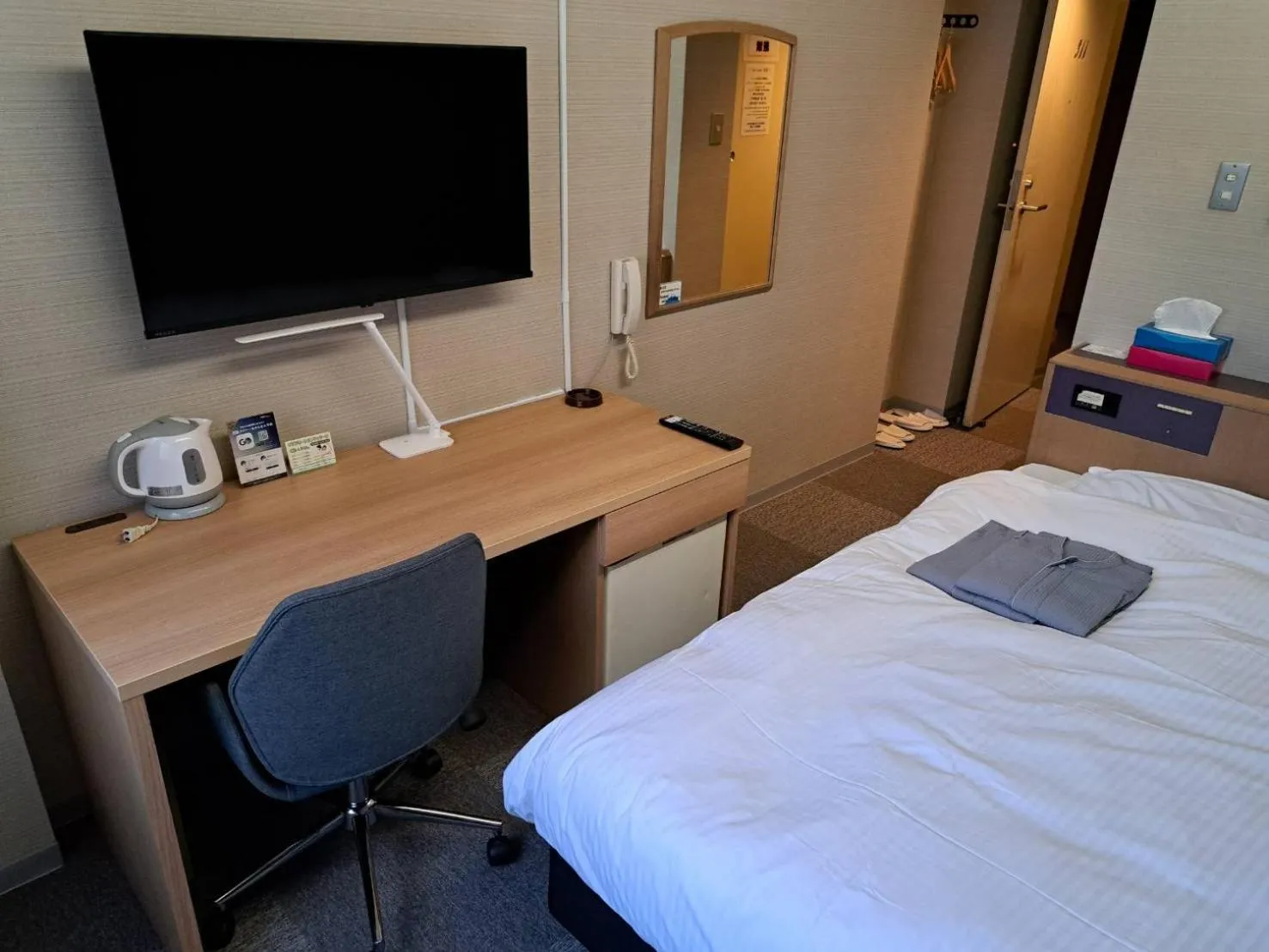Photo of the whole room, Bed in Hotel Tetora Spirit Sapporo