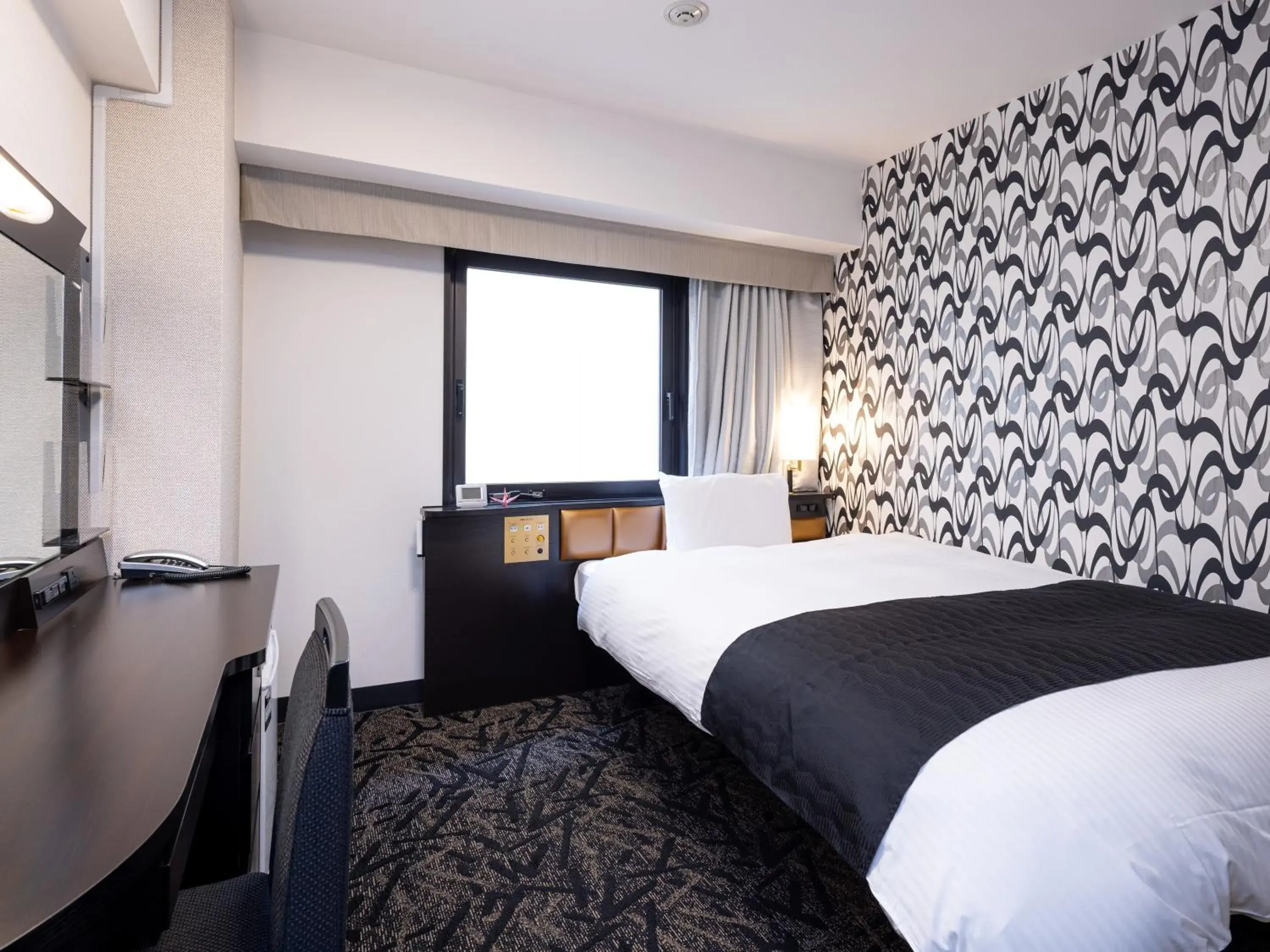 Photo of the whole room, Bed in APA Hotel Nagoya Sakae Ekimae EXCELLENT Photo of the whole room, Bed in APA Hotel Nagoya Sakae Ekimae EXCELLENT