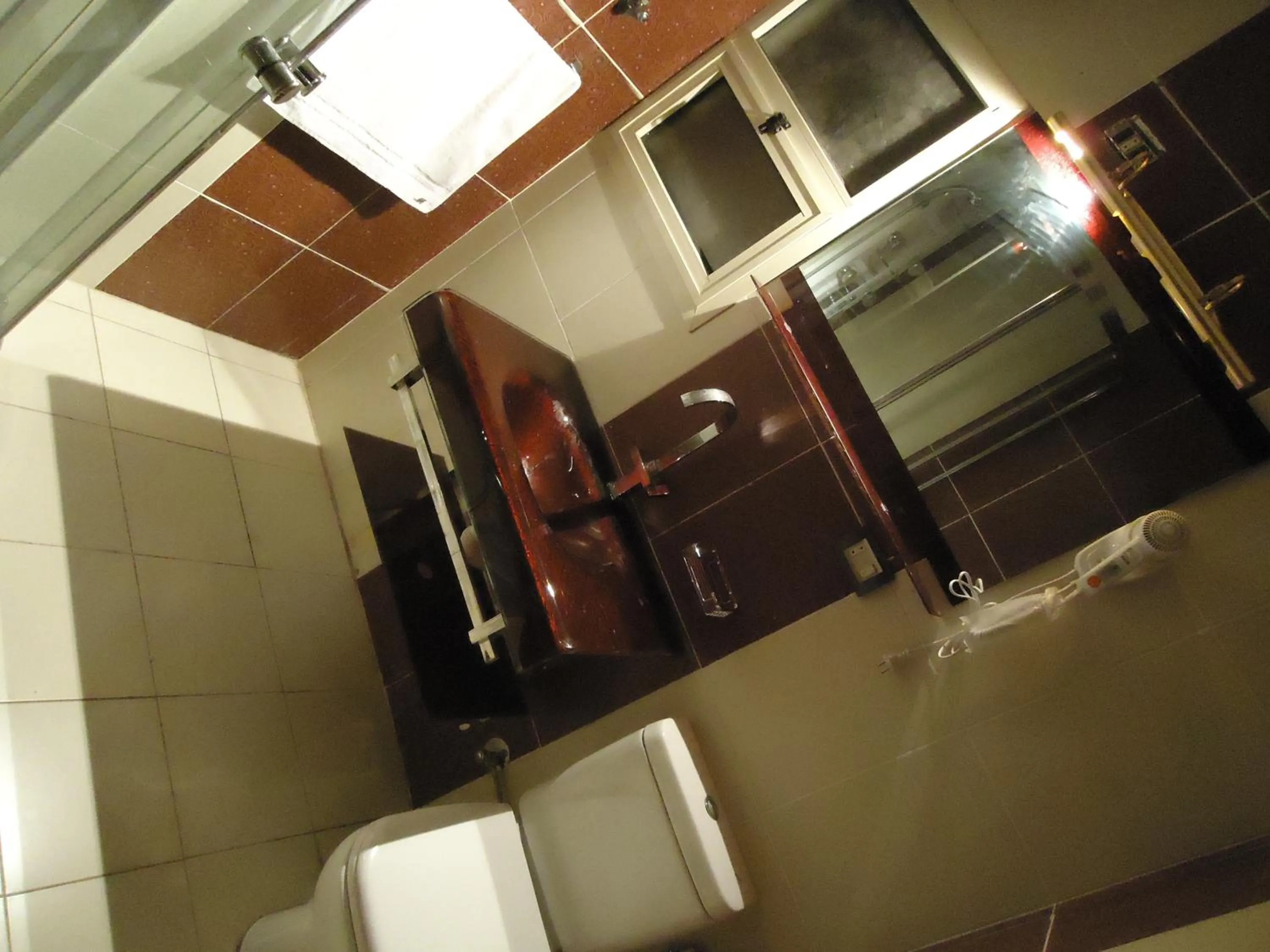 Shower in Freedom Hostel