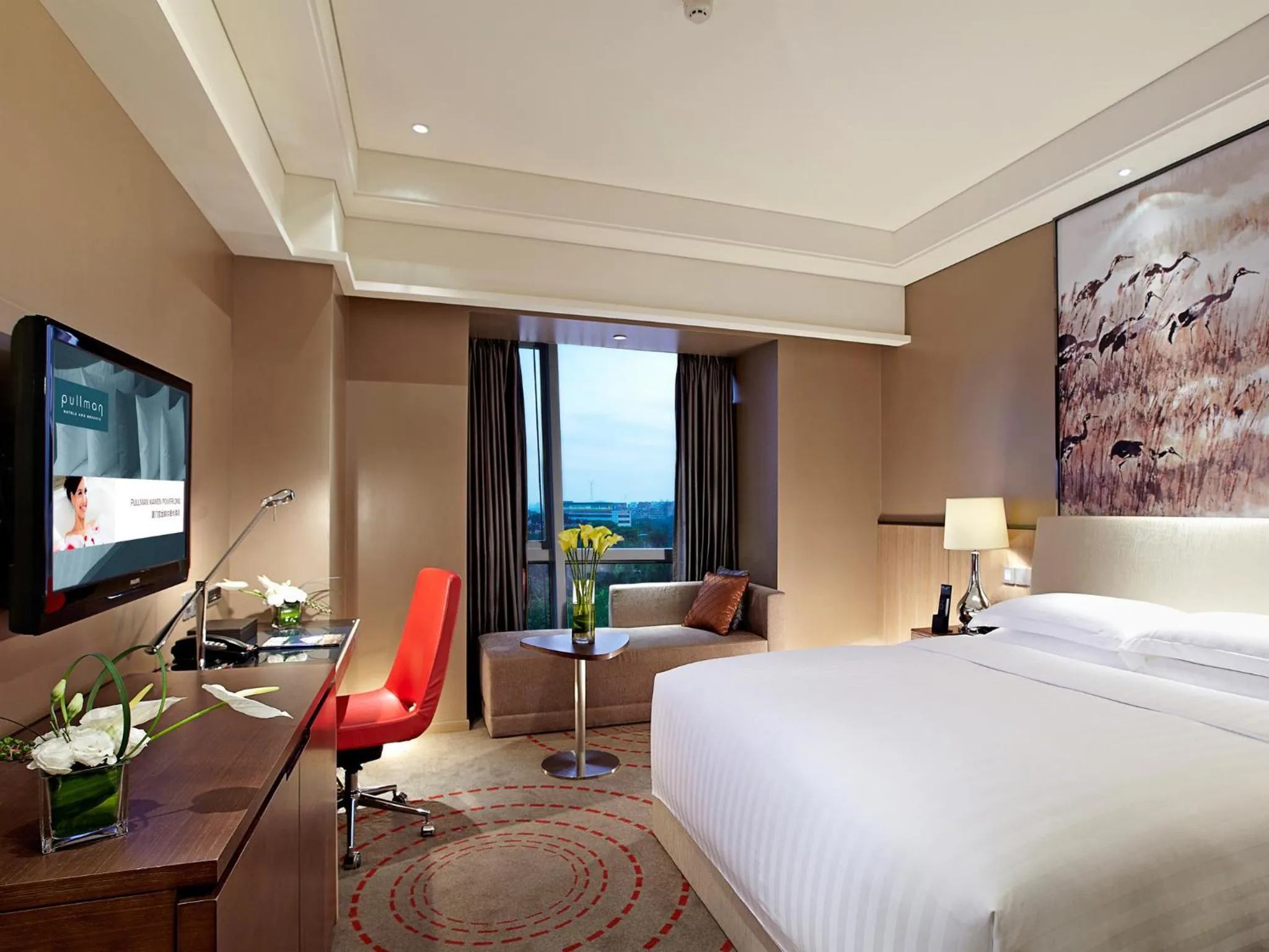 Bedroom, Bed in Pullman Xiamen Powerlong