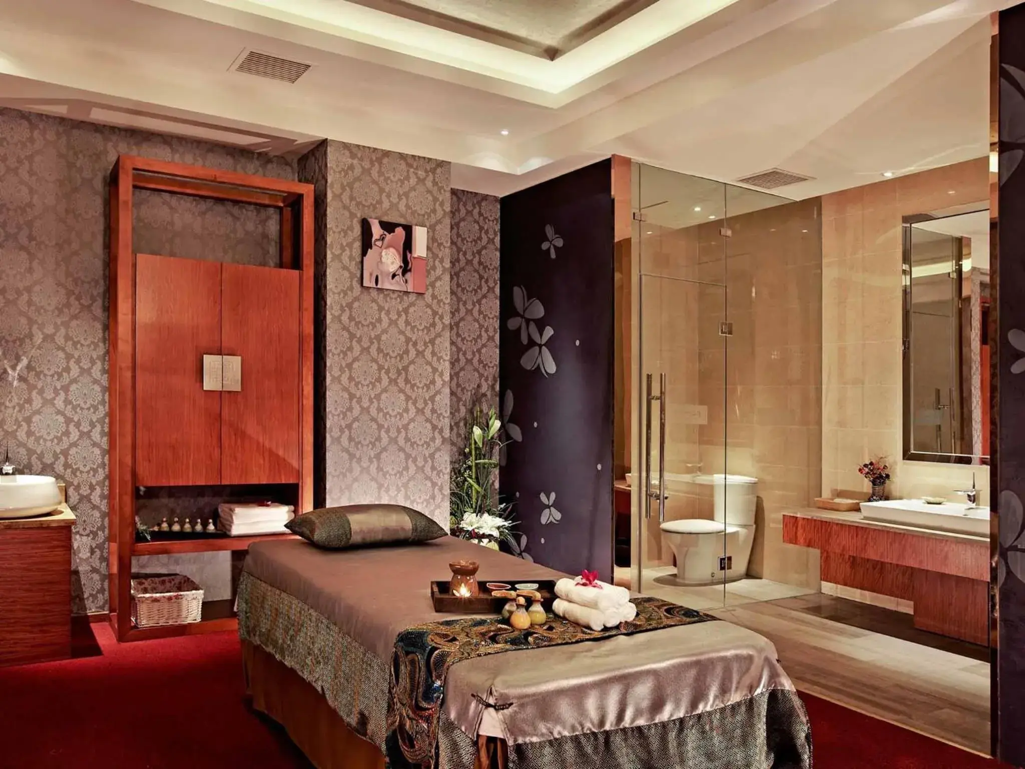 Spa and wellness centre/facilities, Bed in Pullman Xiamen Powerlong Spa and wellness centre/facilities, Bed in Pullman Xiamen Powerlong