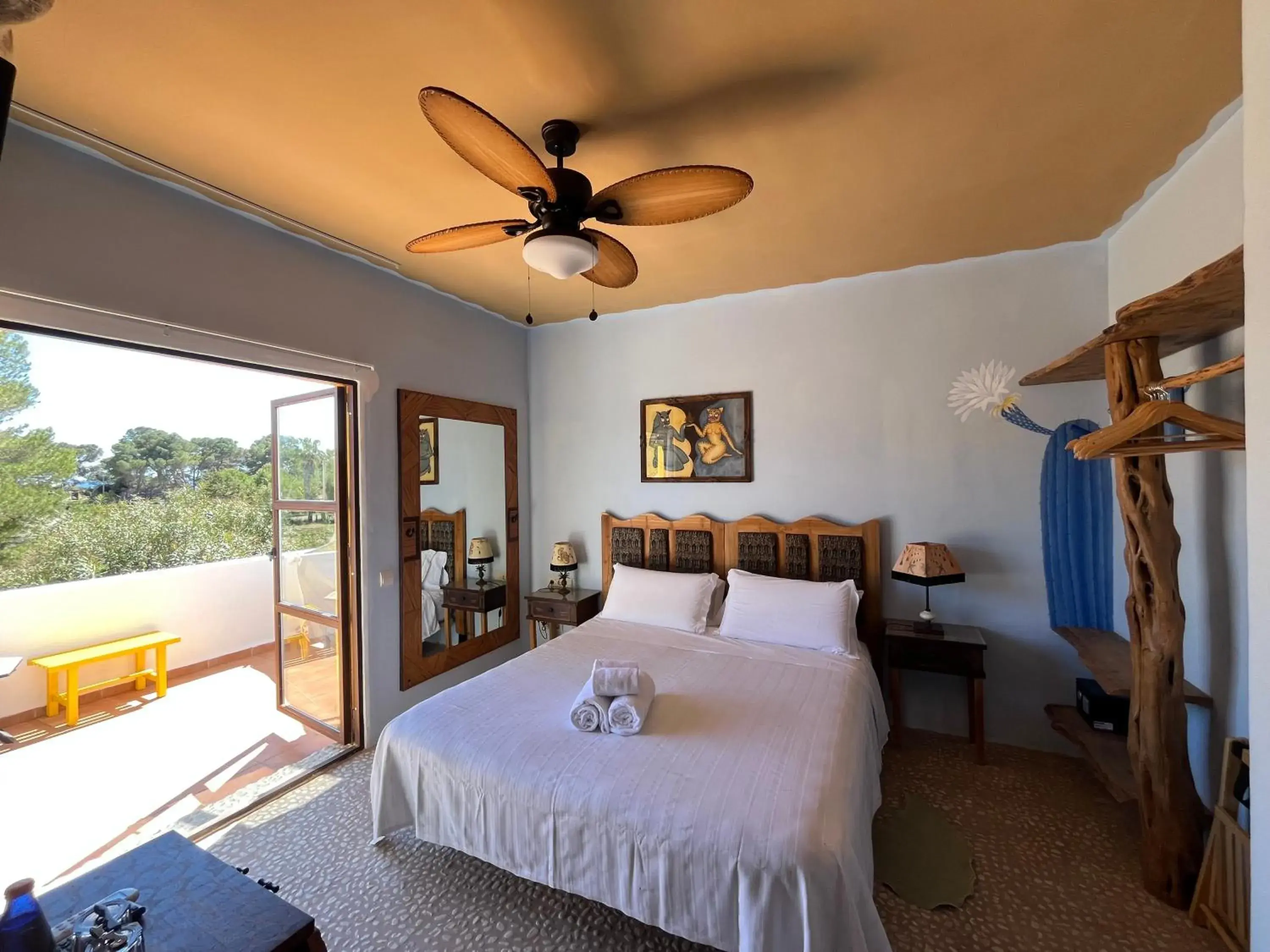 Bedroom, Bed in Boutique Hostal La Curandera de Salinas Bedroom, Bed in Boutique Hostal La Curandera de Salinas