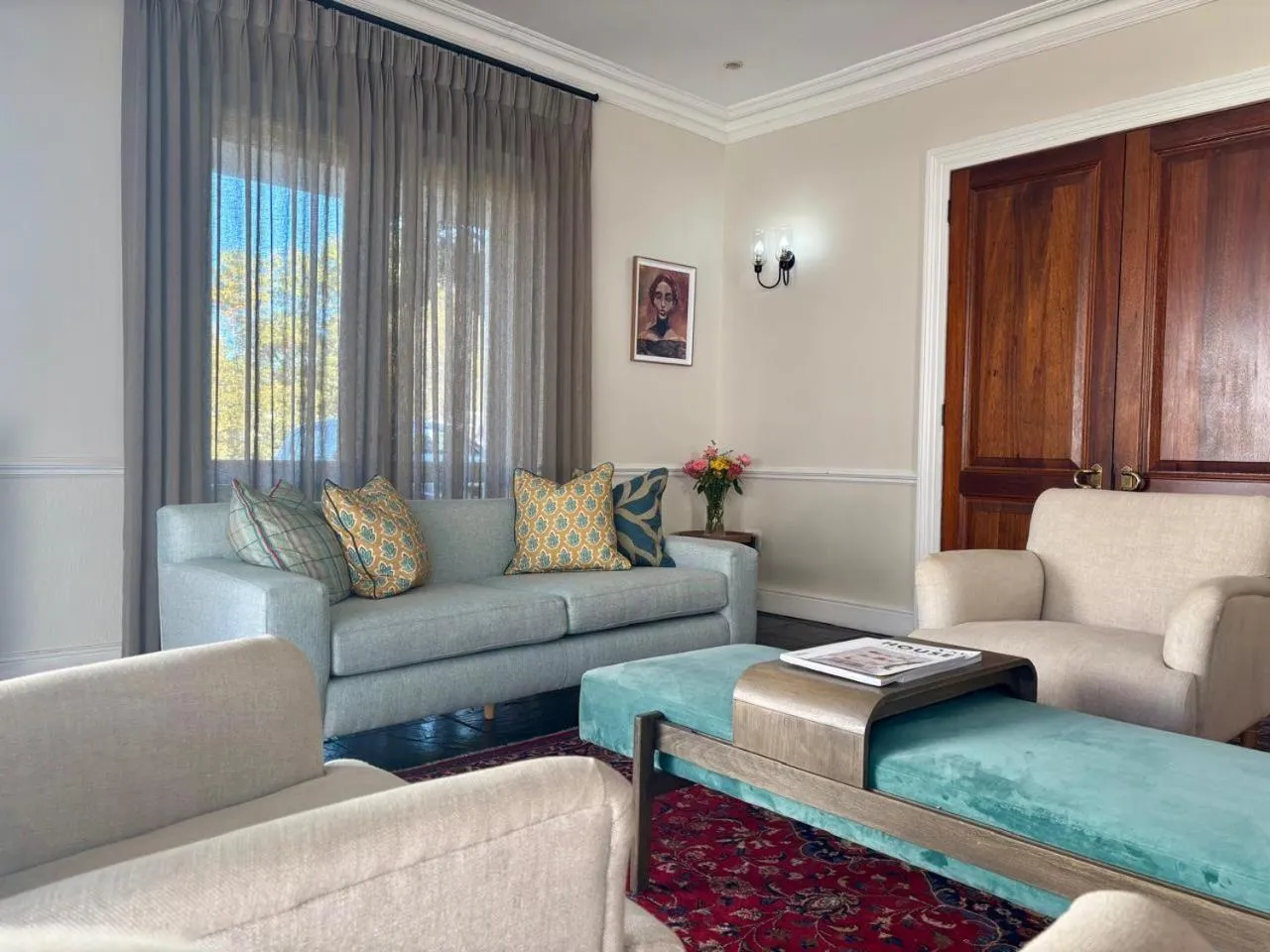 Living room in Lemoenkloof Boutique Hotel