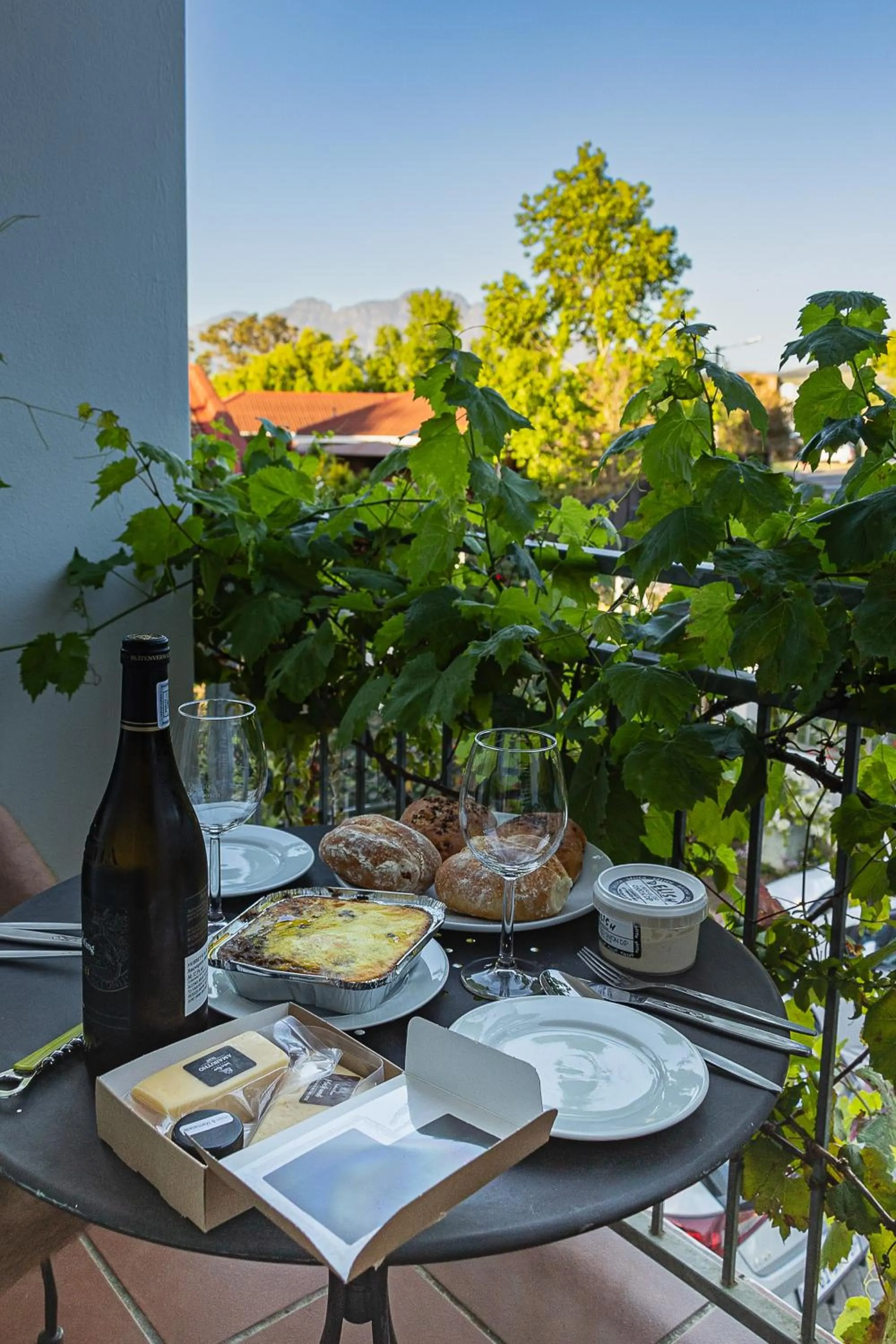Balcony/Terrace in Penelope's Stellenbosch