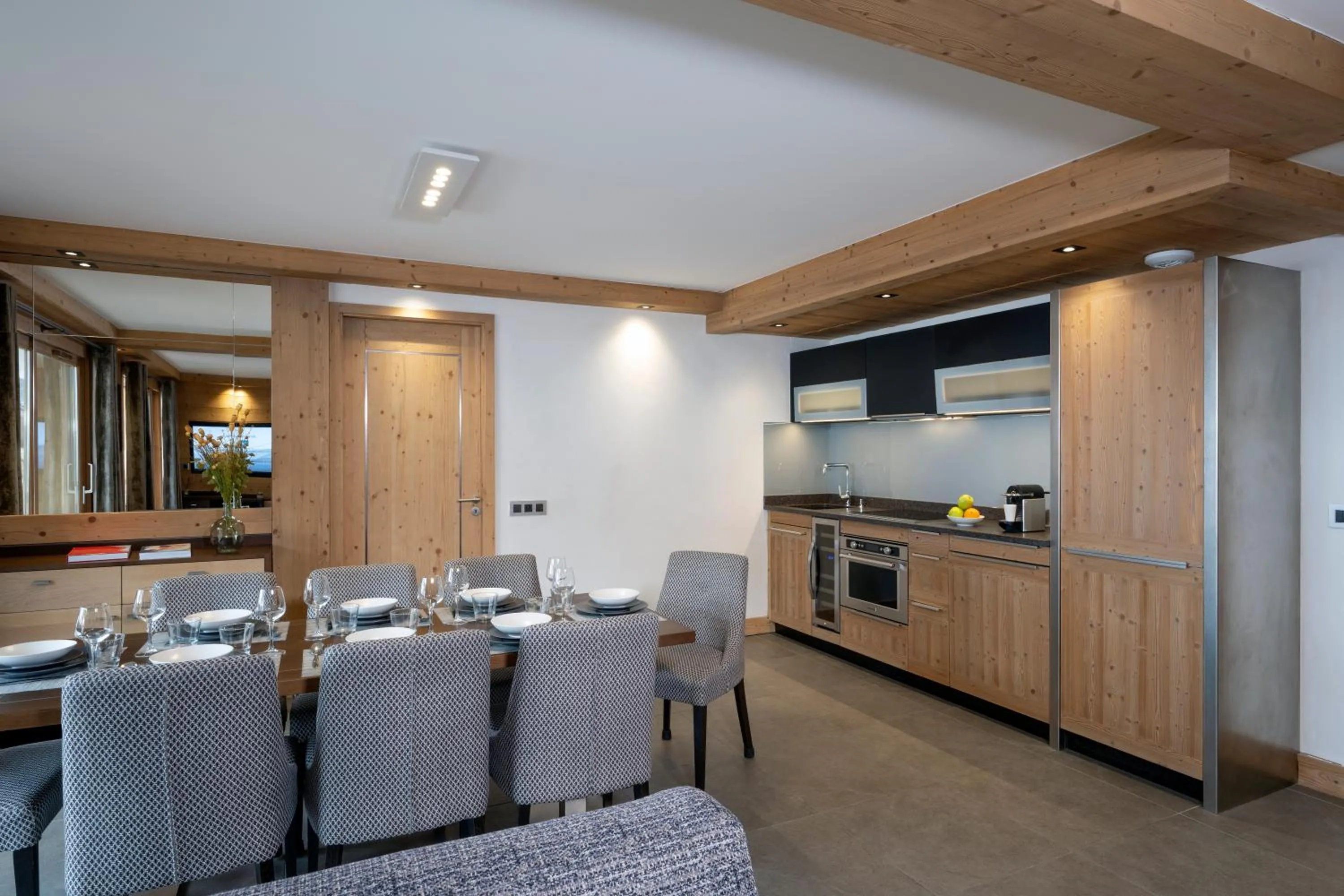 Kitchen or kitchenette in MGM Hôtels & Résidences - Résidence Anitea