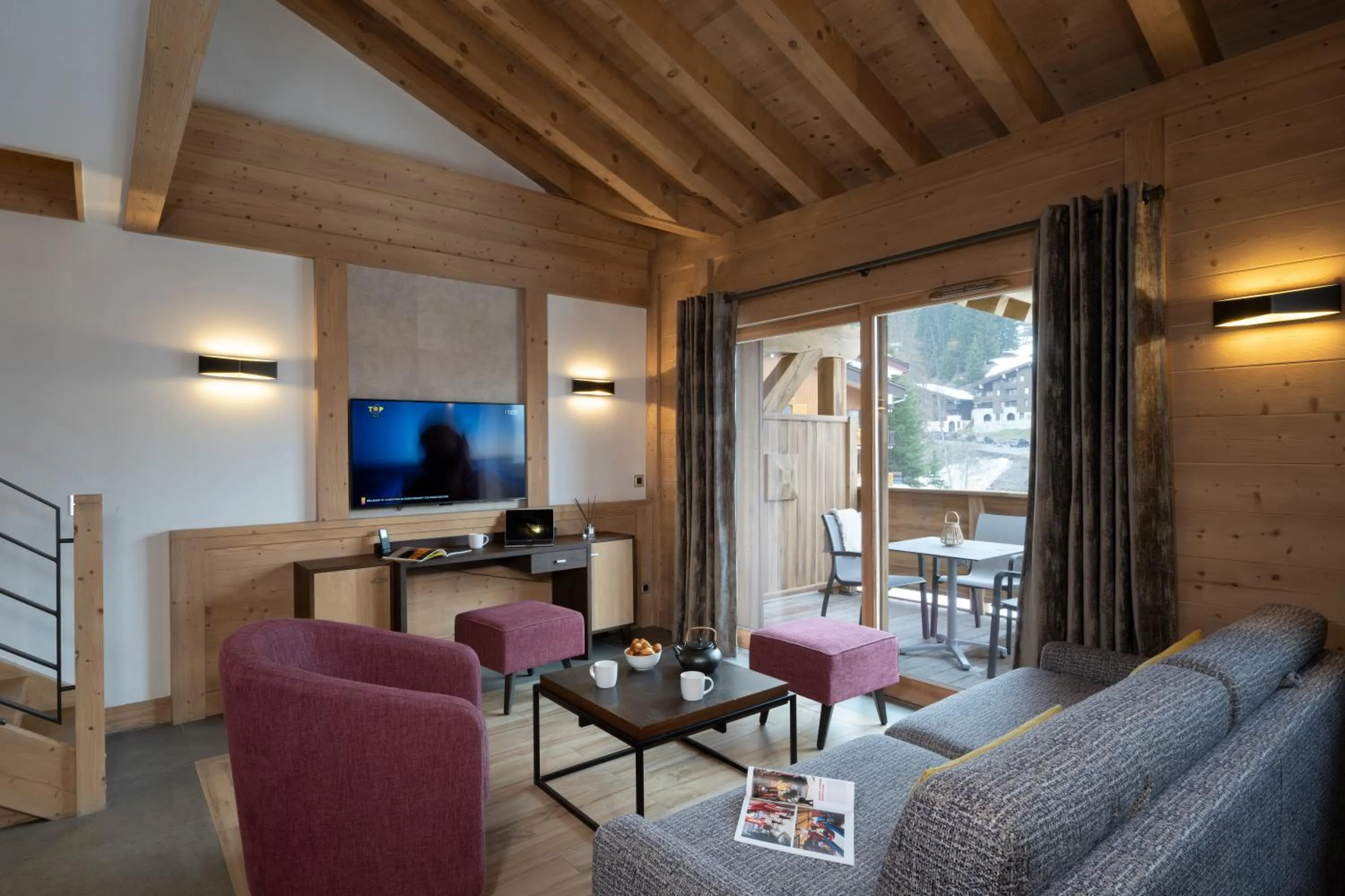 Living room in MGM Hôtels & Résidences - Résidence Anitea