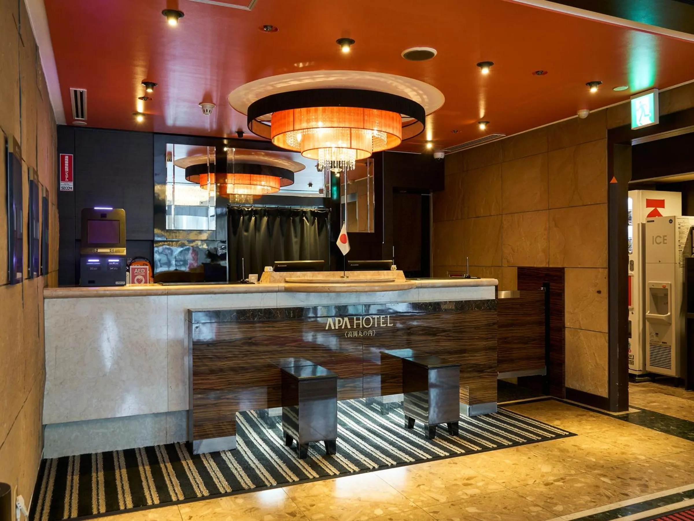 Decorative detail in APA Hotel Takaoka Marunouchi