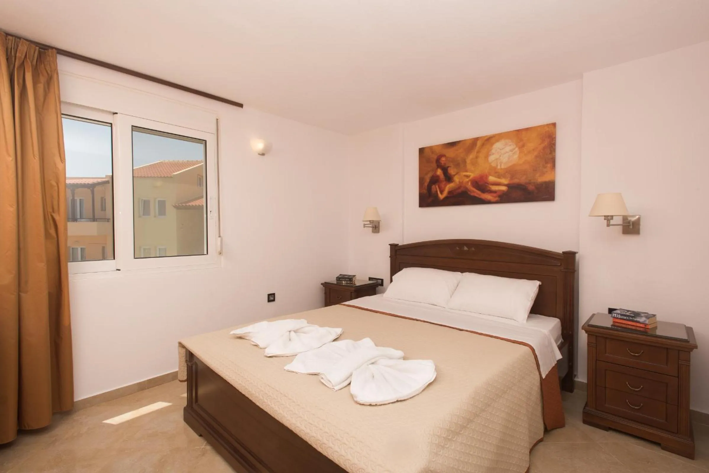 Photo of the whole room, Bed in Mythos Beach Hotel Apartments