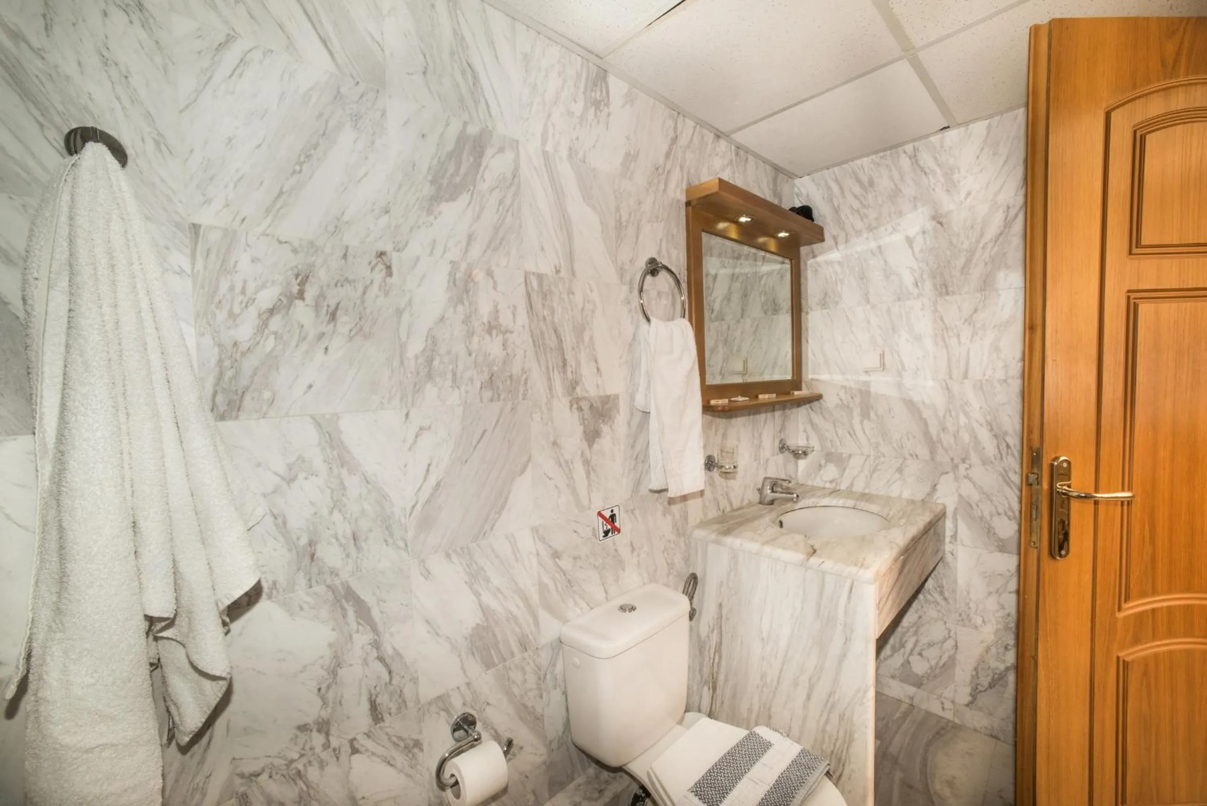 Bathroom in Mythos Beach Hotel Apartments