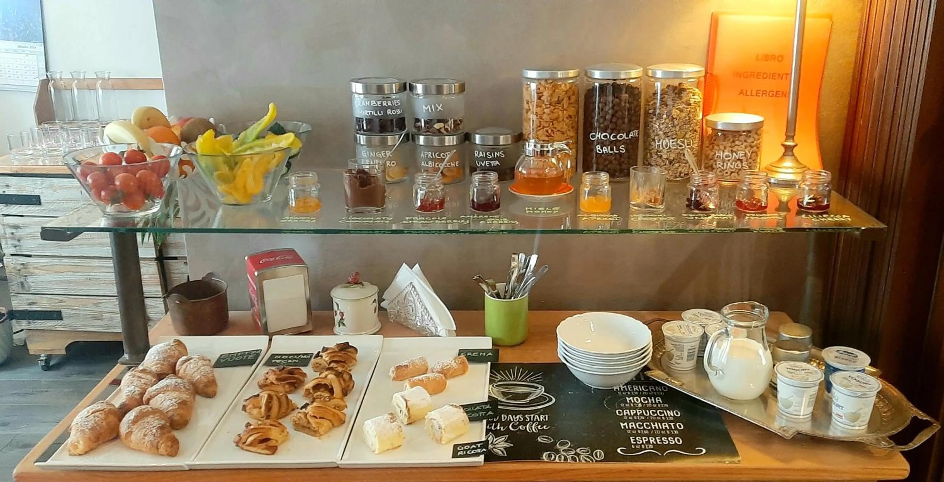 Food and drinks in Residence Sole