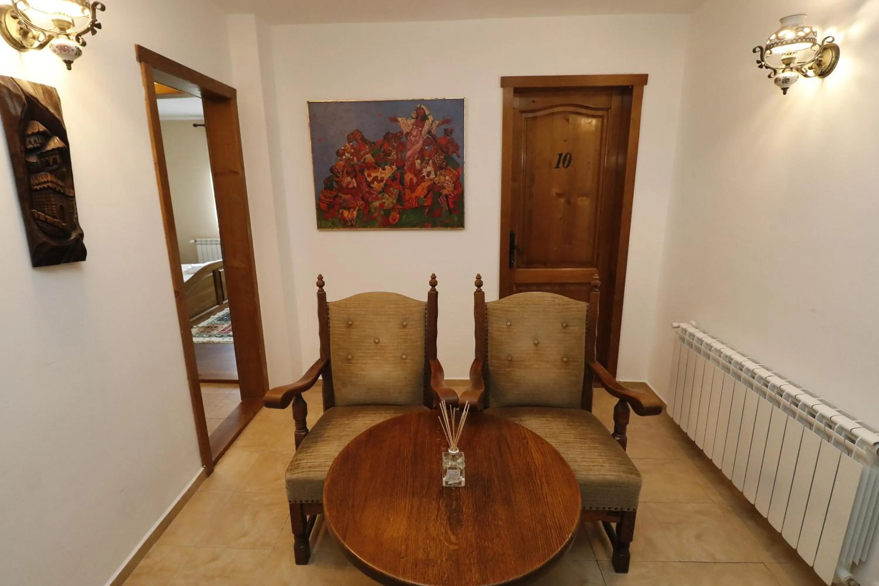 Seating area in Family Hotel Arbanashka Sreshta