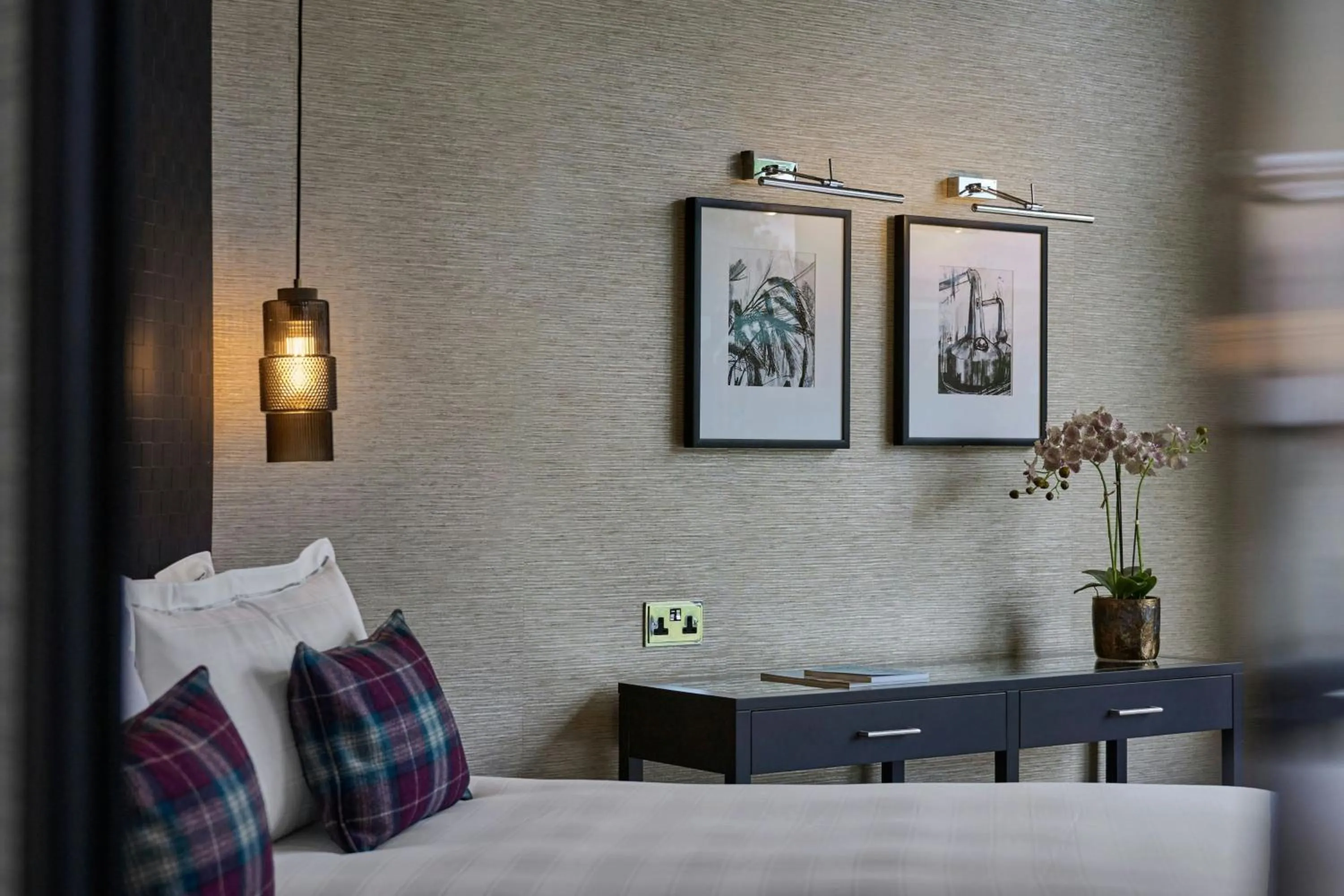 Photo of the whole room, Bed in The Glasshouse, Autograph Collection