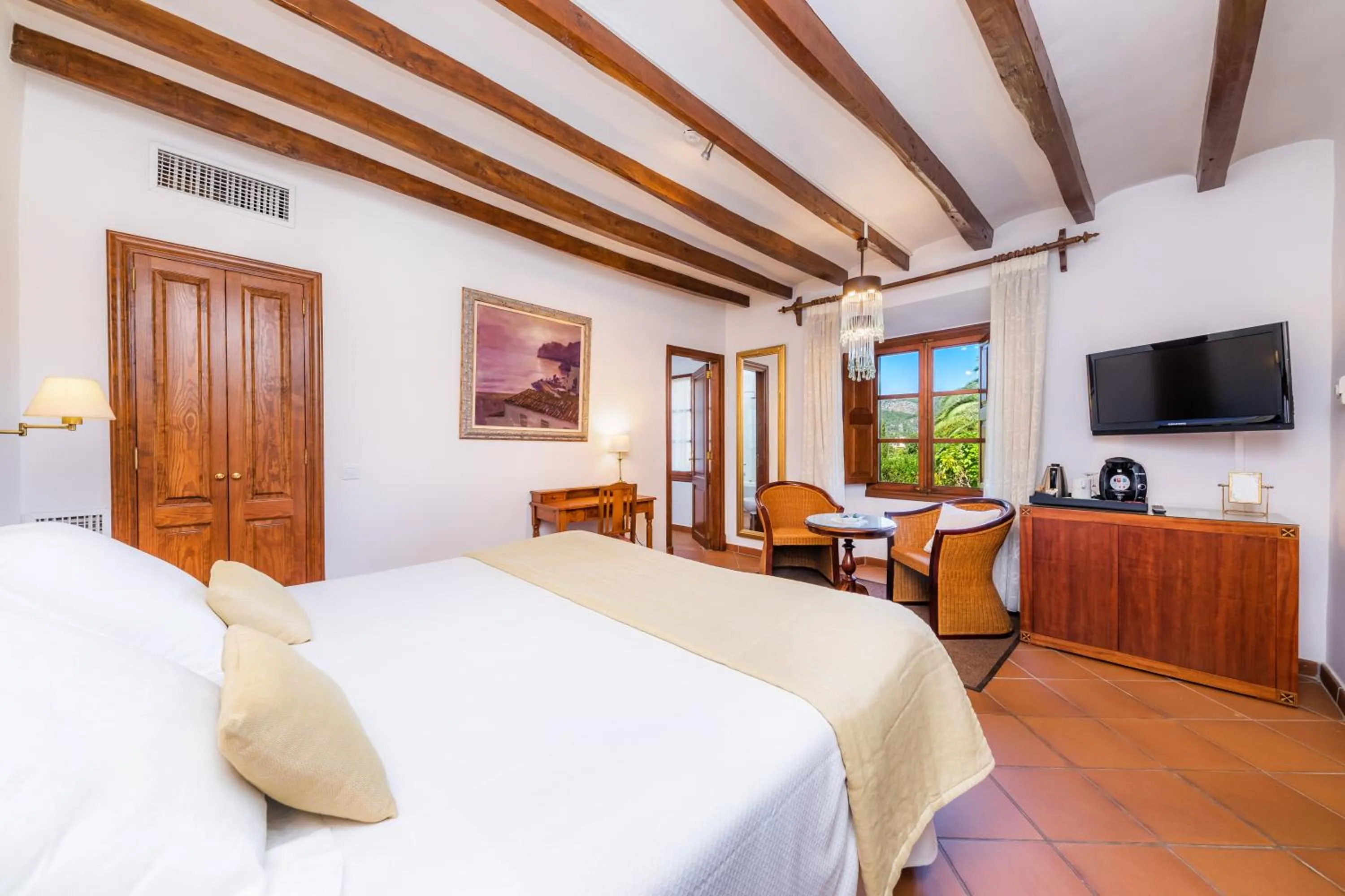 Bed in Finca Ca's Curial - Agroturismo - Adults Only