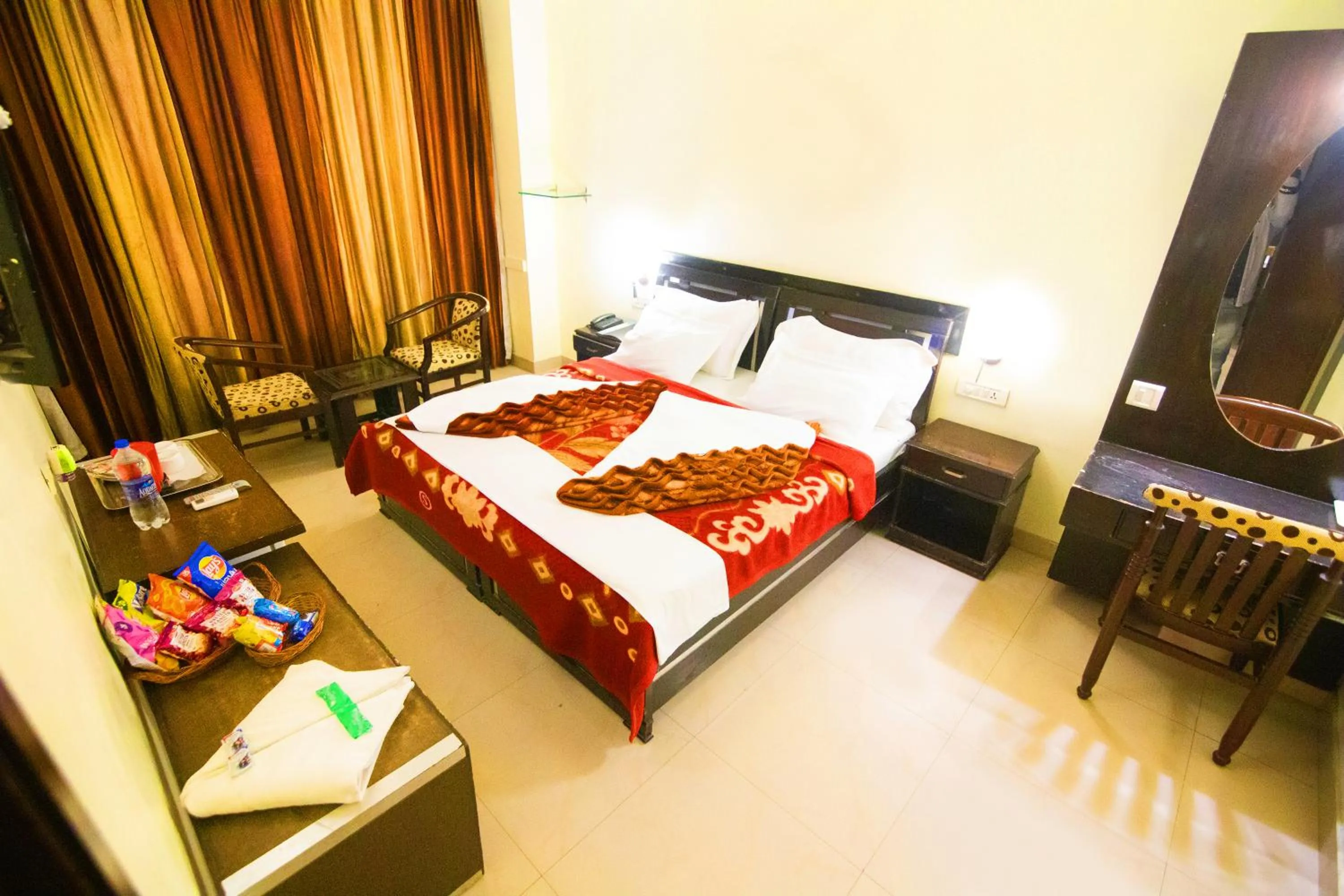 Bed in Hotel Hong Kong Inn