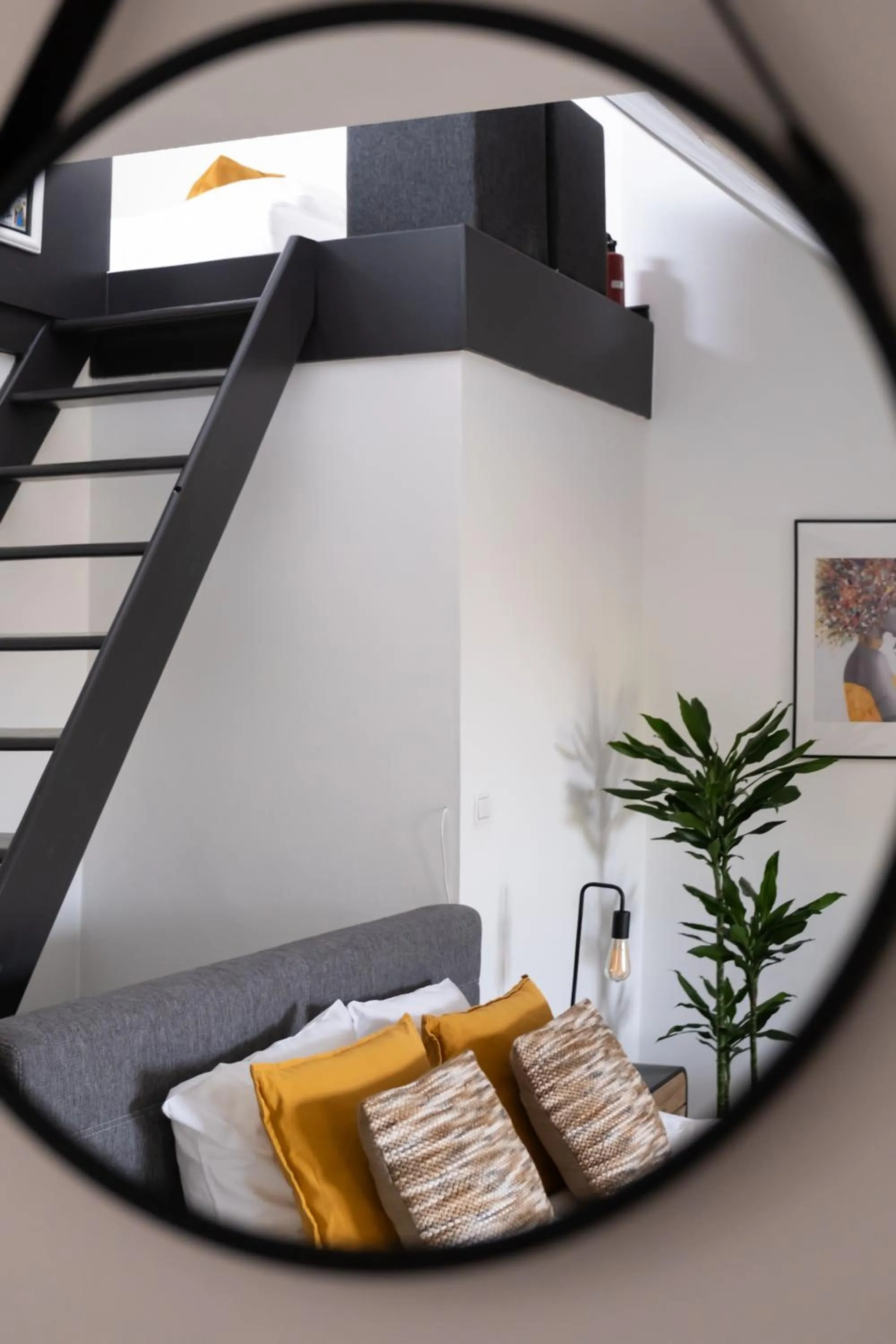 View (from property/room), Bed in B&B De Joker