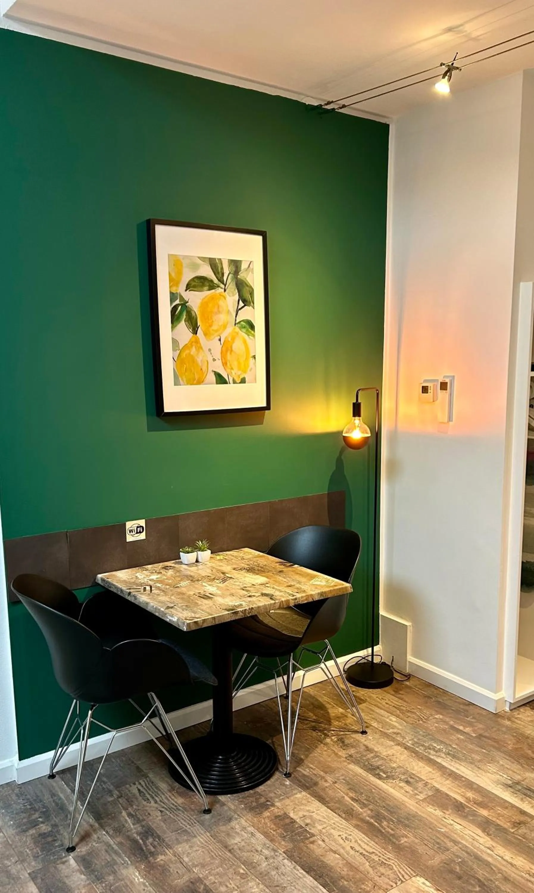 Seating area in B&B De Joker