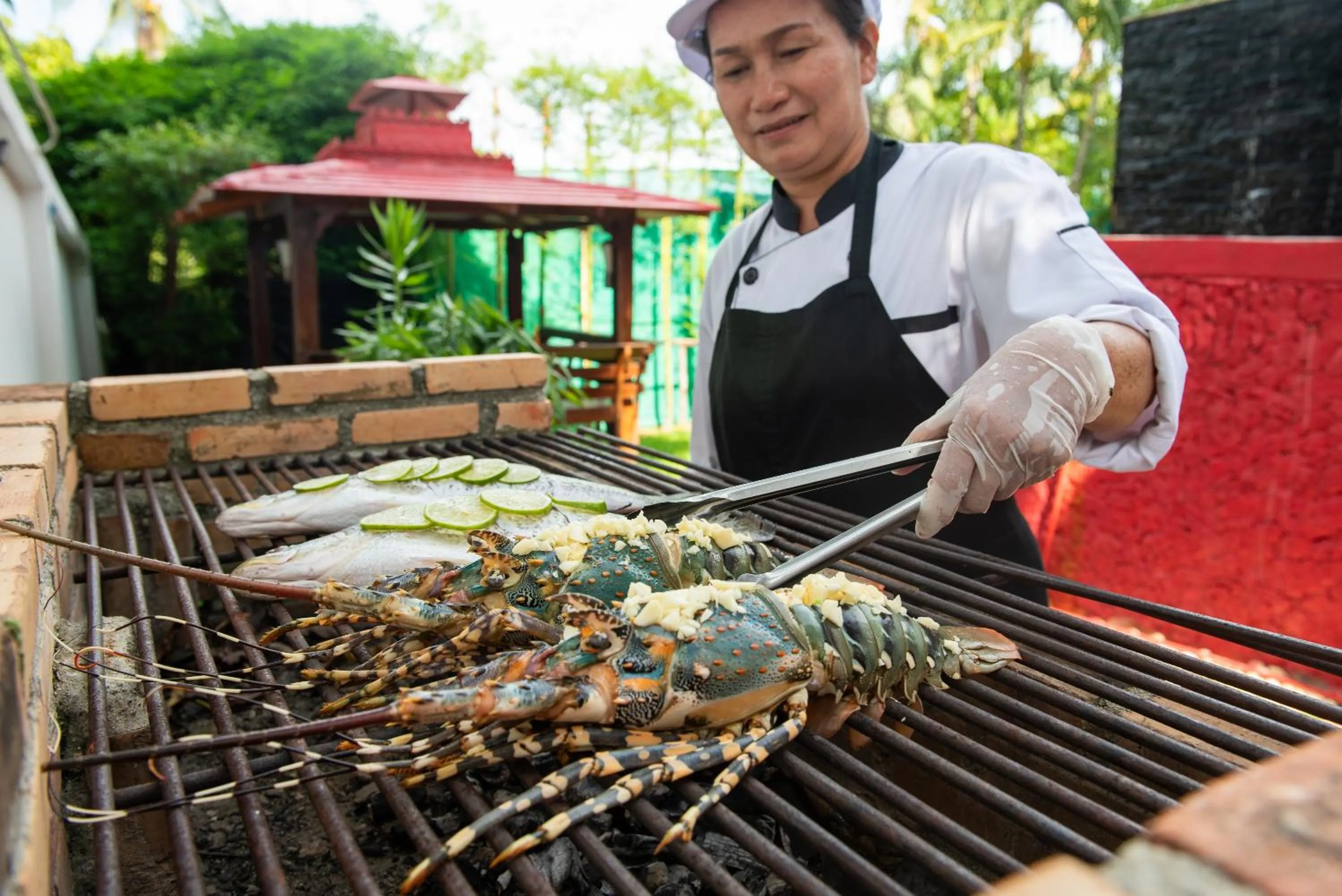 BBQ facilities in Paradise Island Estate