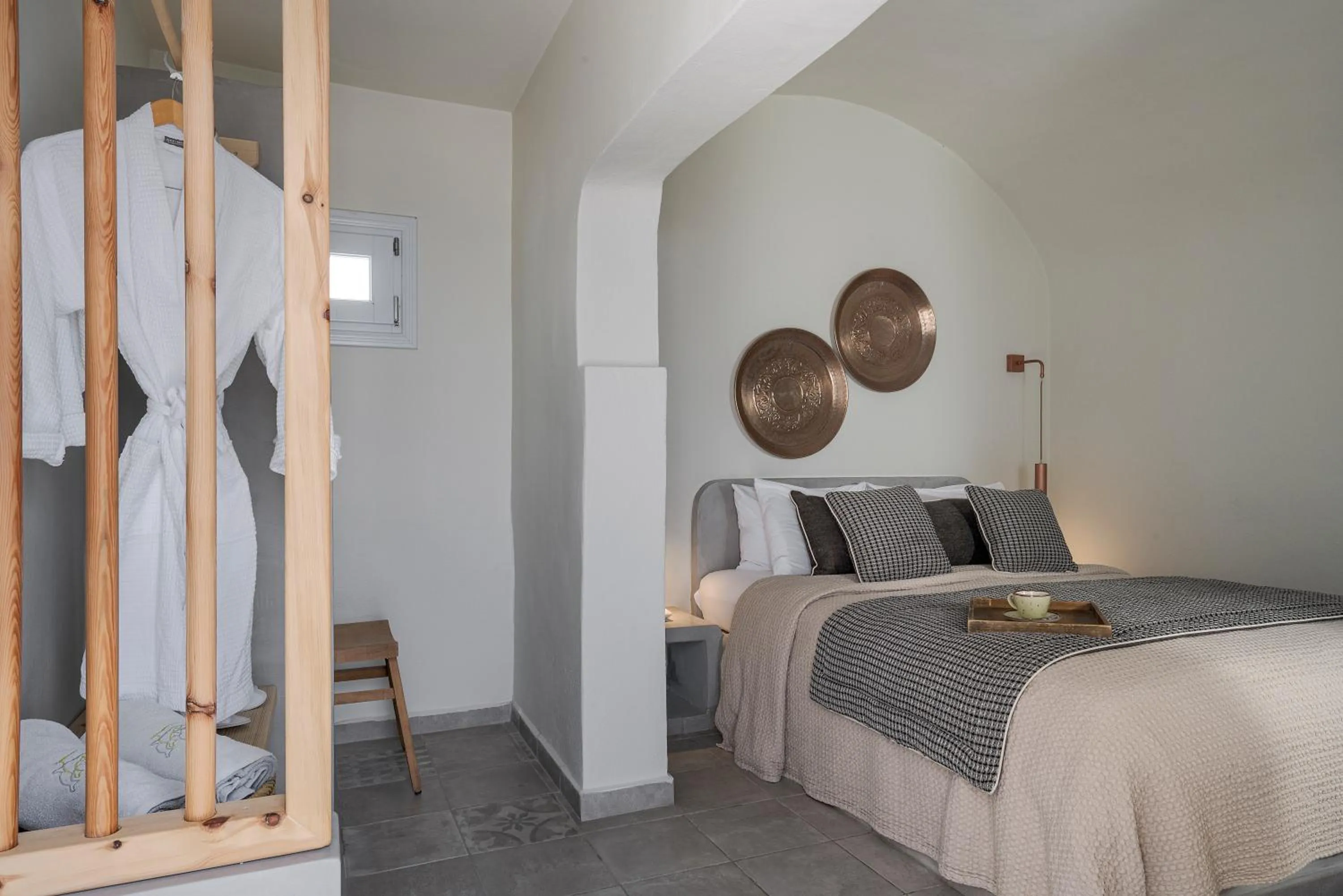 Bed in Blue Dolphins Apartments