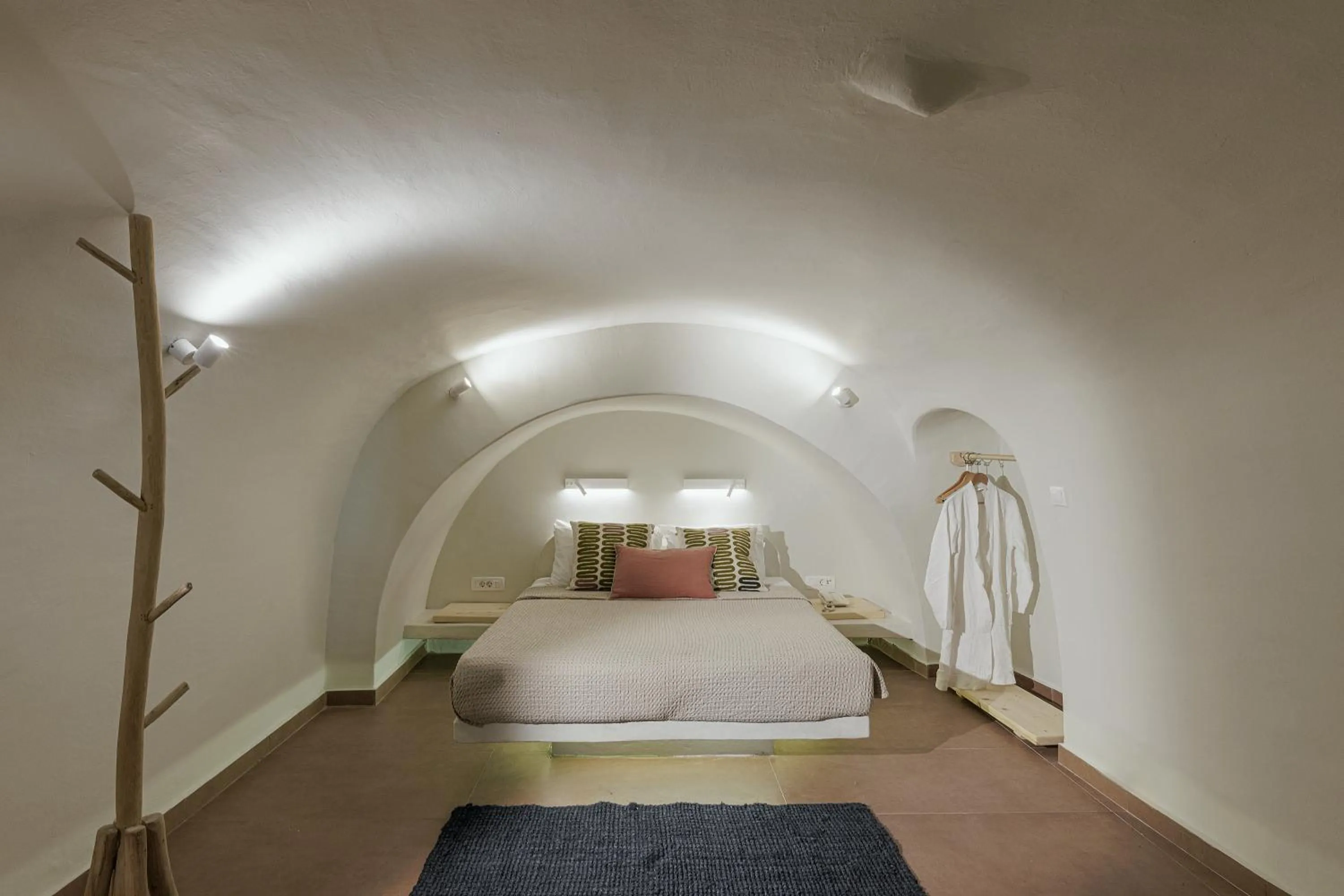 Bed in Blue Dolphins Apartments