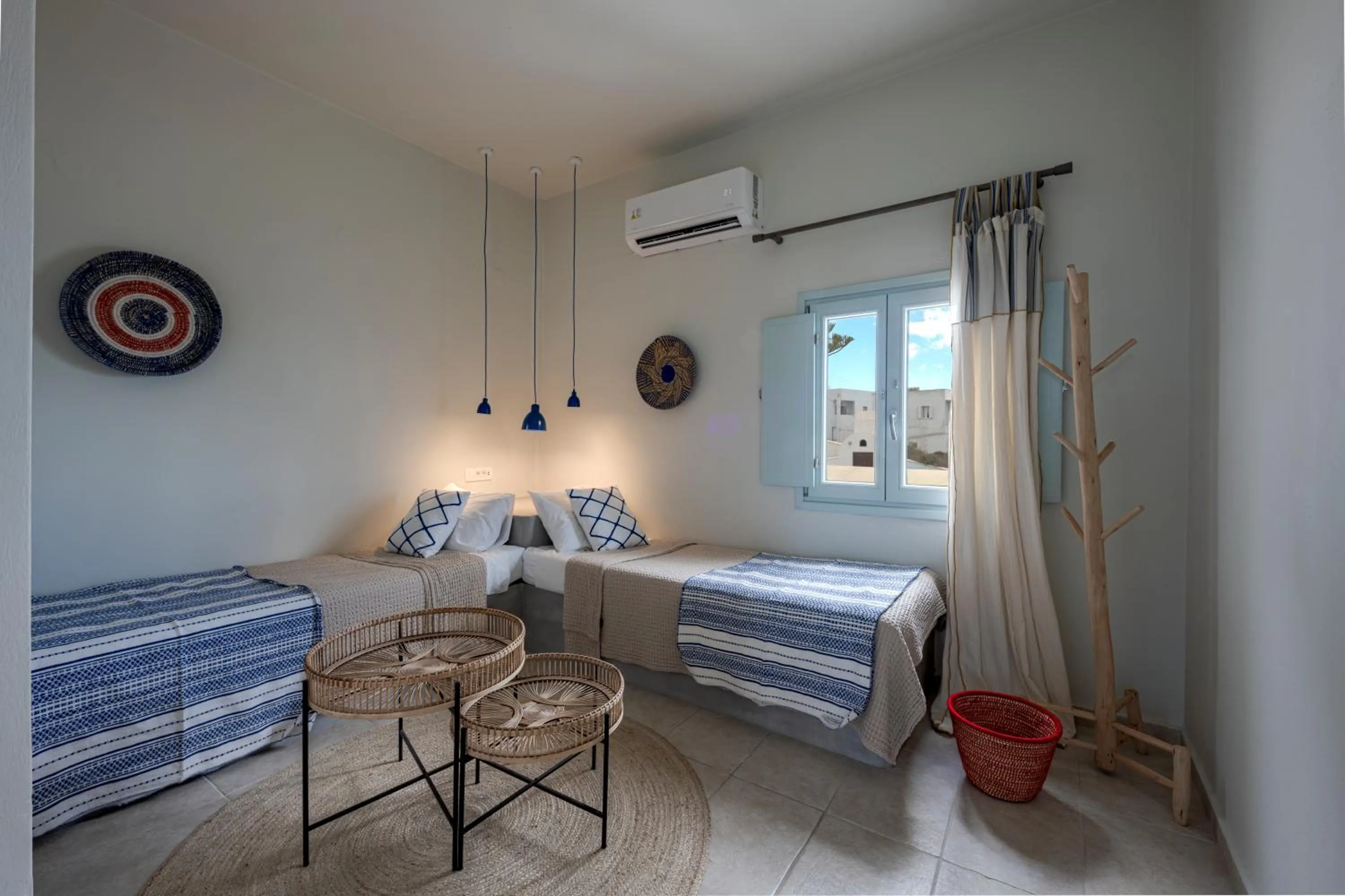 Bed in Blue Dolphins Apartments