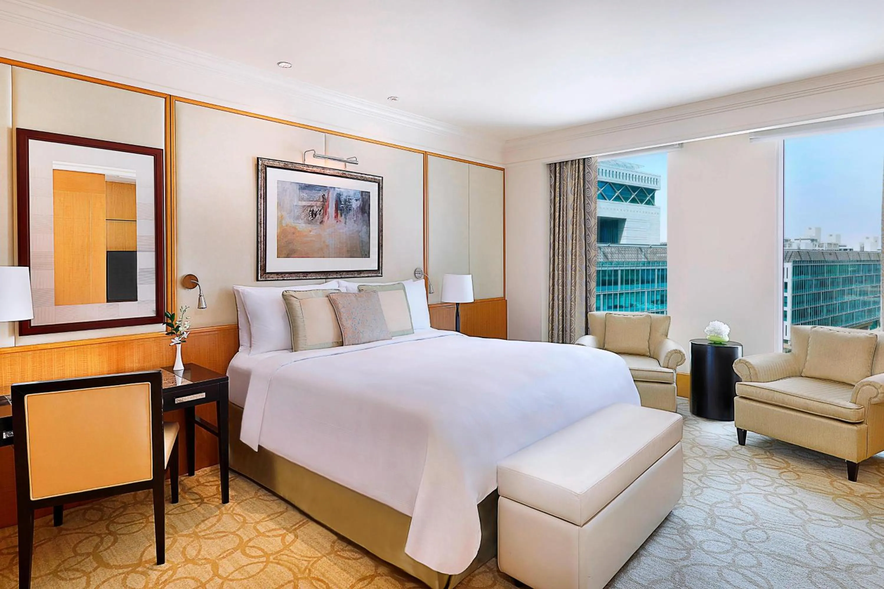 Bedroom, Bed in The Ritz-Carlton Executive Residences