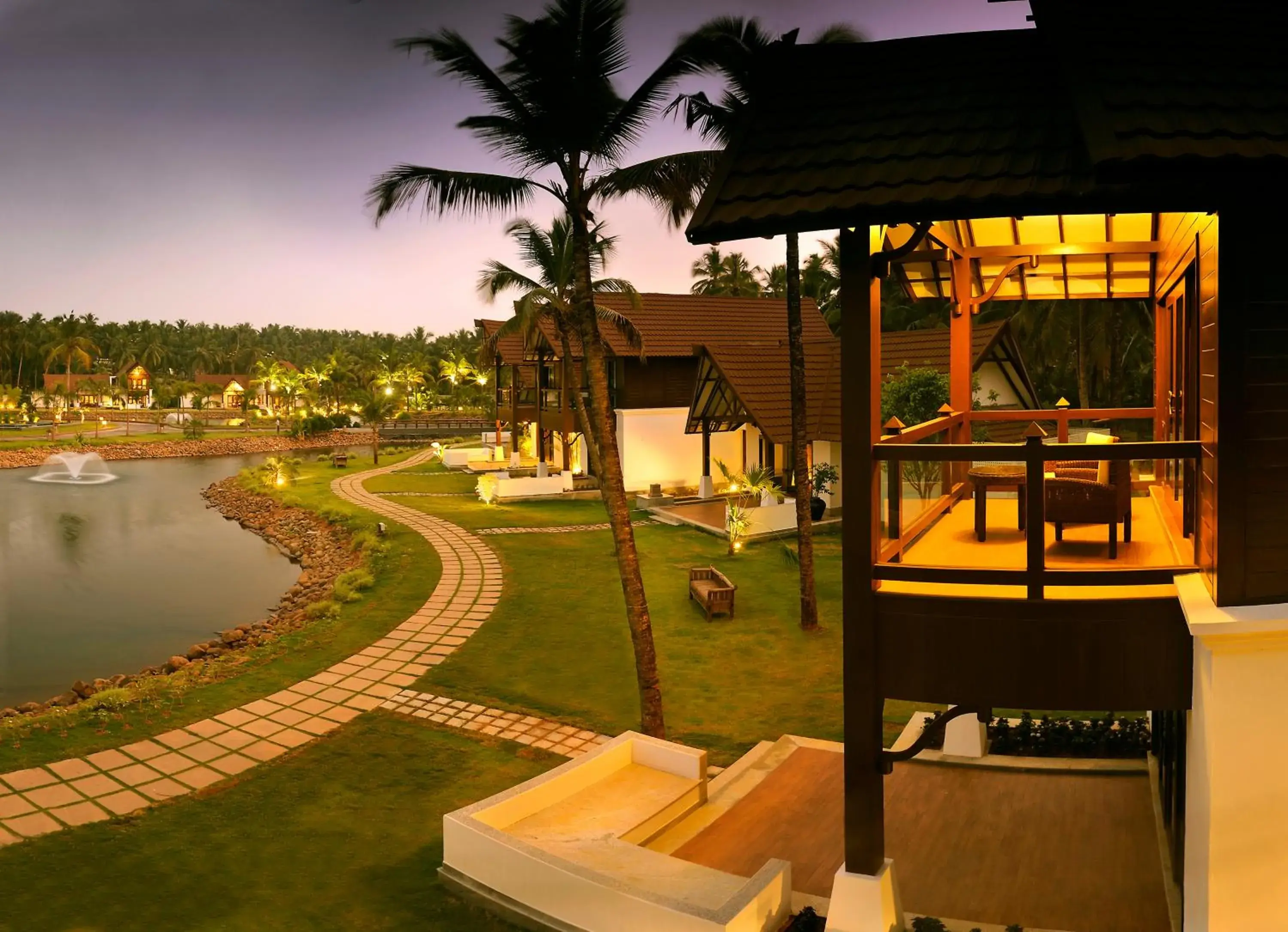 Garden view in The Lalit Resort & Spa Bekal Garden view in The Lalit Resort & Spa Bekal