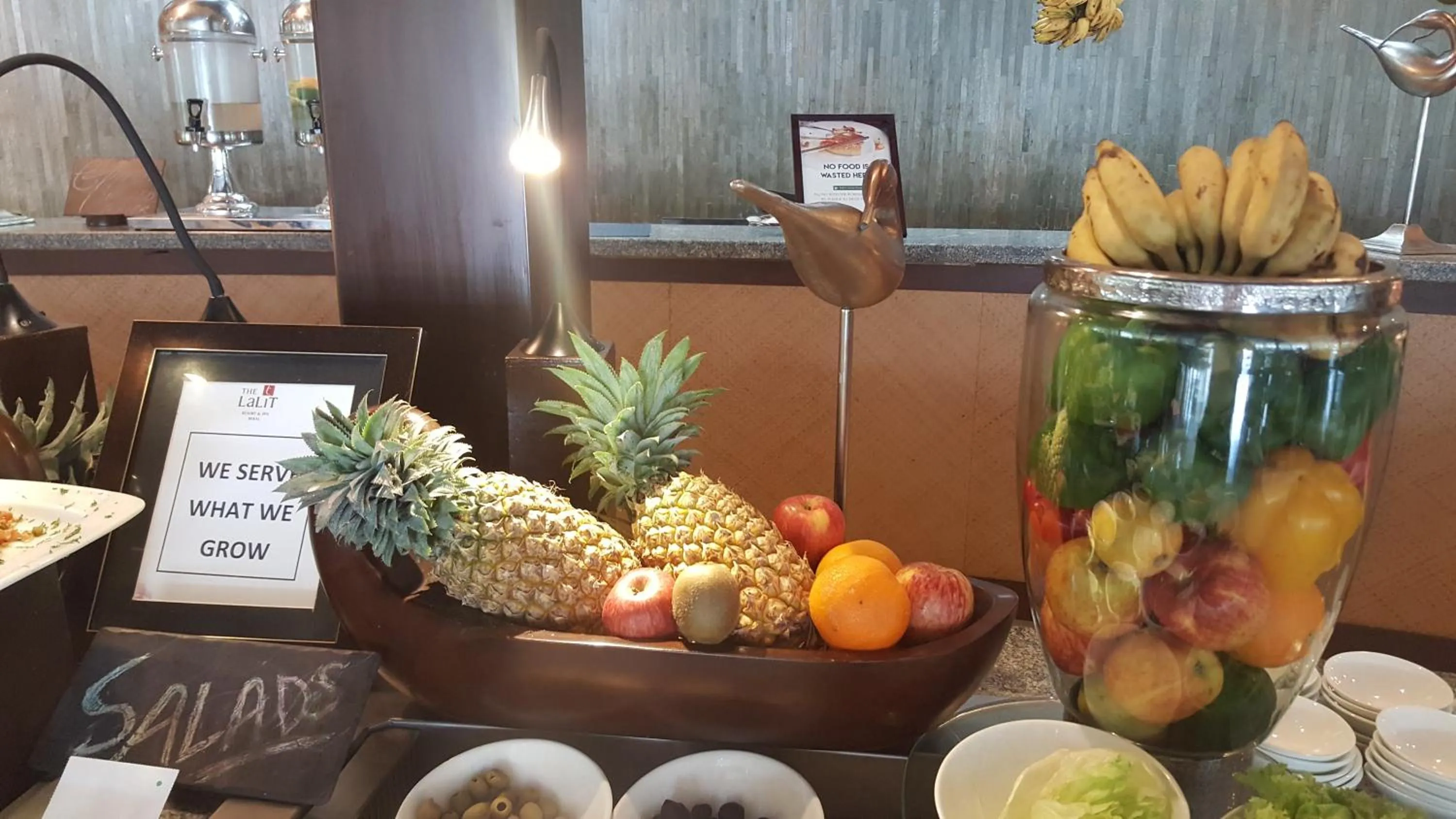 Buffet breakfast in The Lalit Resort & Spa Bekal