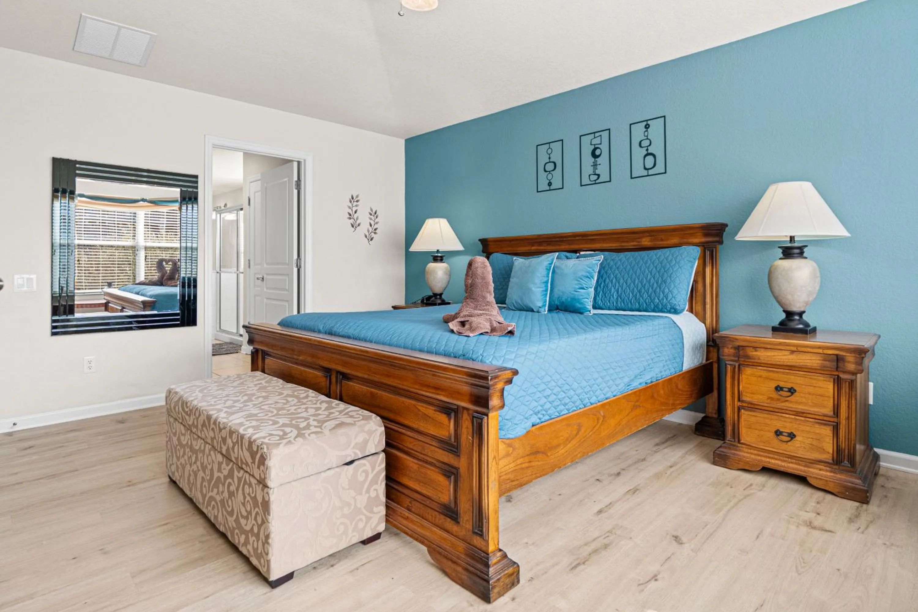 Bed in Flagstone Villa