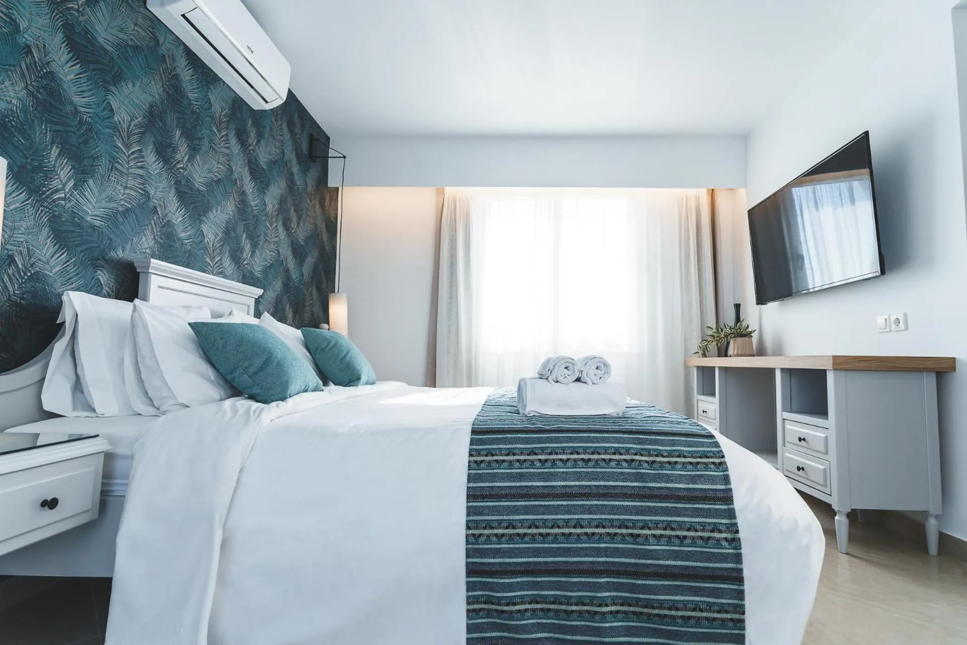 Photo of the whole room, Bed in Zeus Village Resort - Adults Only