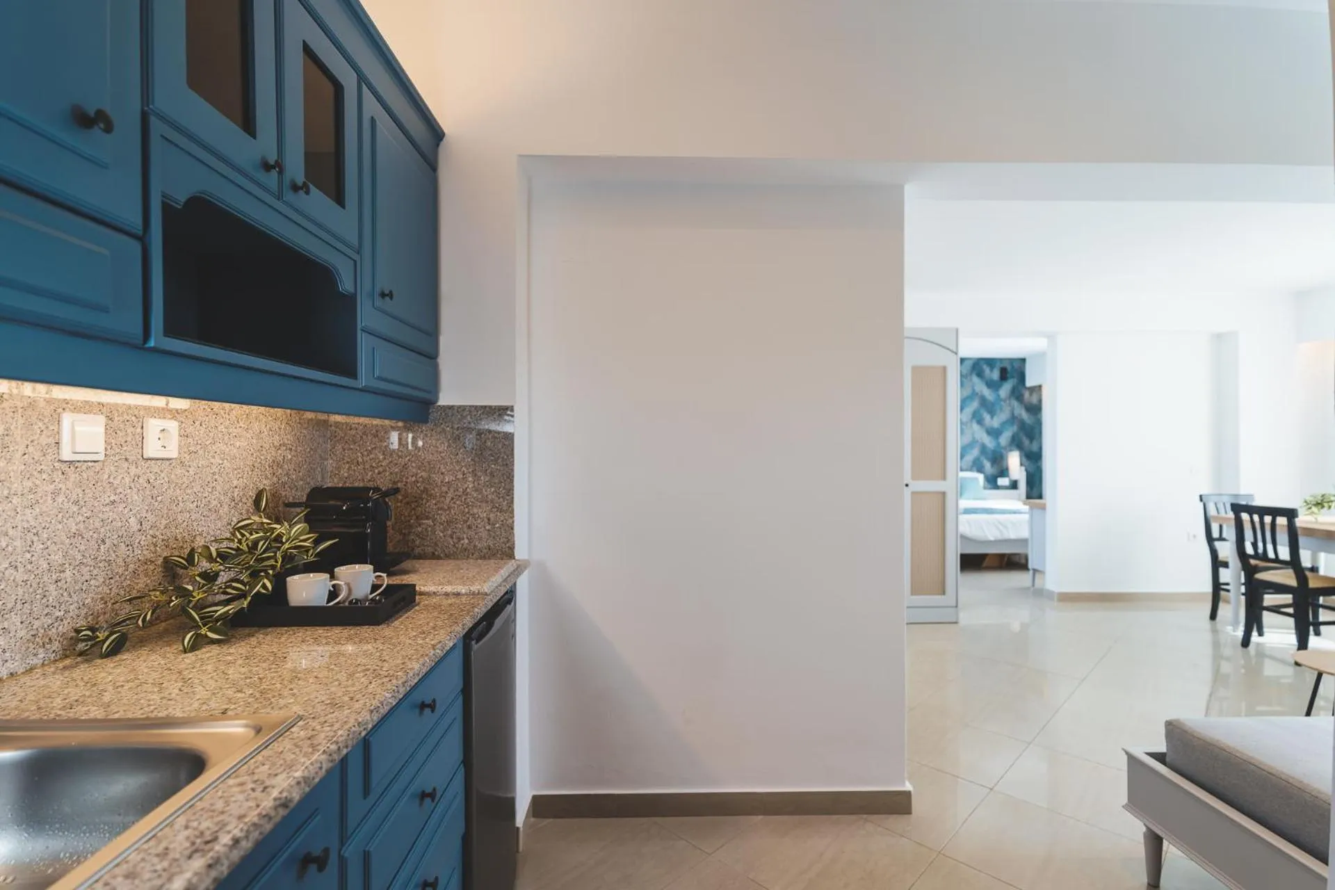 Kitchen or kitchenette in Zeus Village Resort - Adults Only