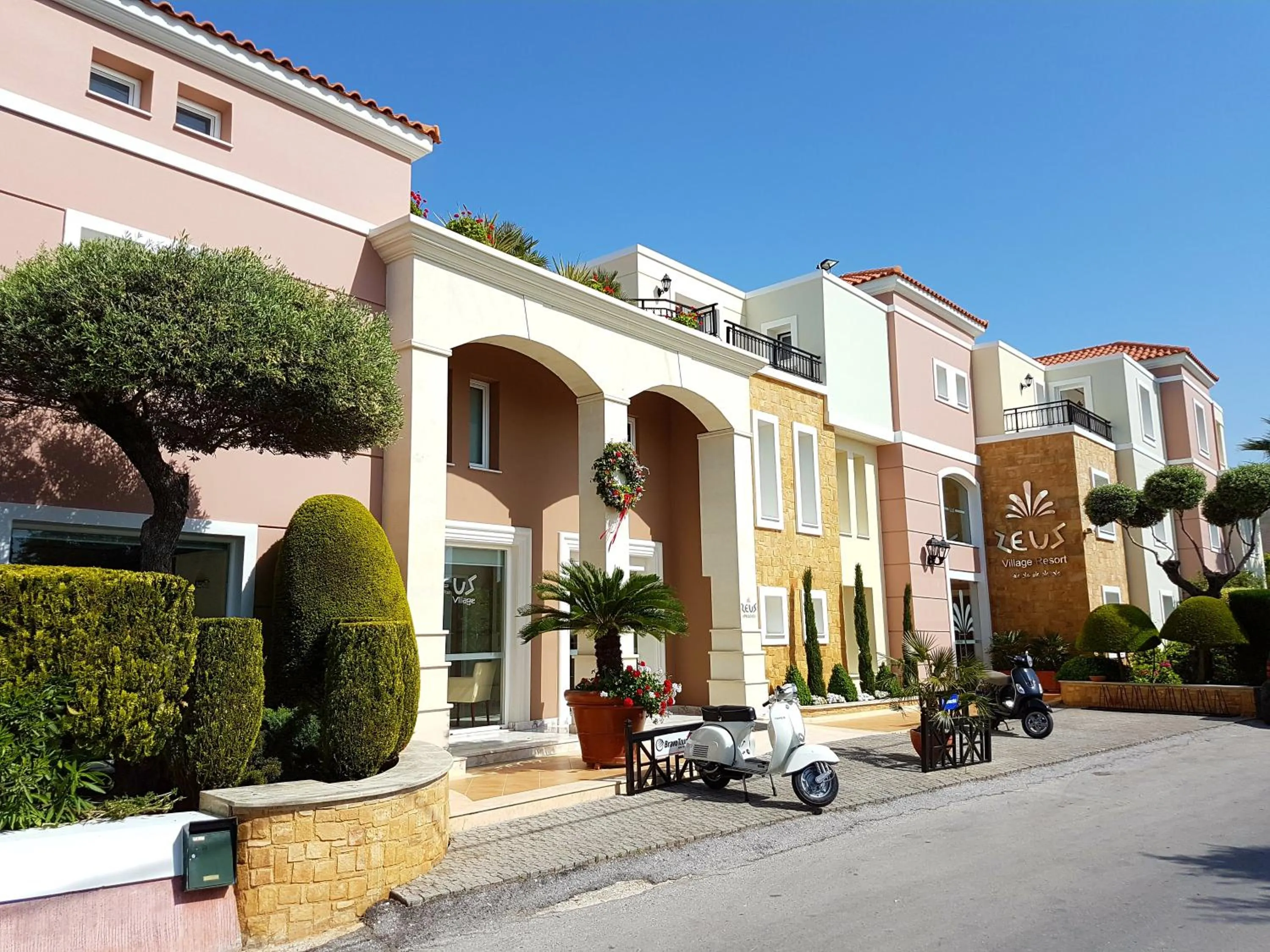 Facade/entrance in Zeus Village Resort - Adults Only