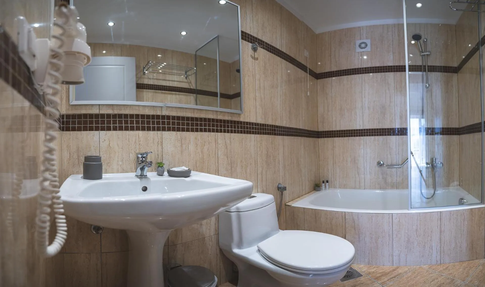 Shower in Zeus Village Resort - Adults Only