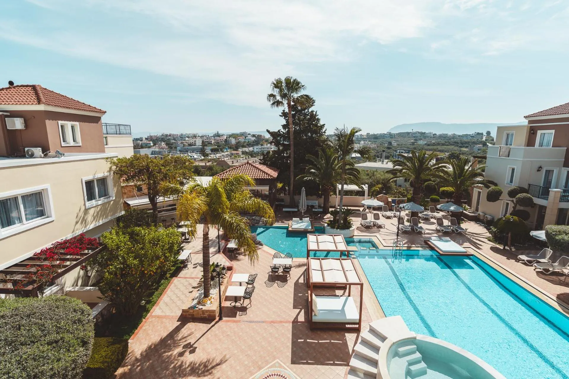 Pool view in Zeus Village Resort - Adults Only