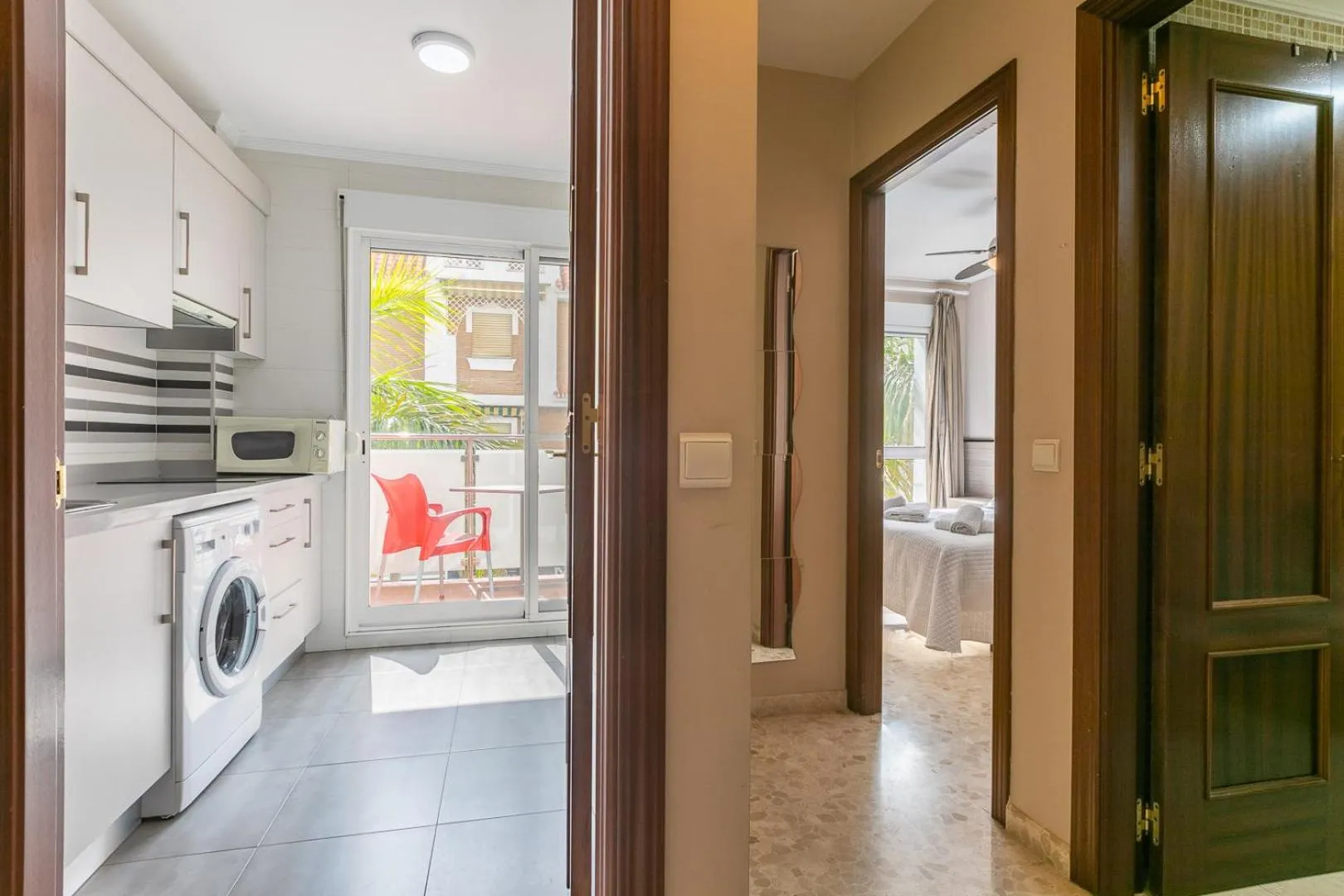 Kitchen or kitchenette in Apartamentos Guerrero