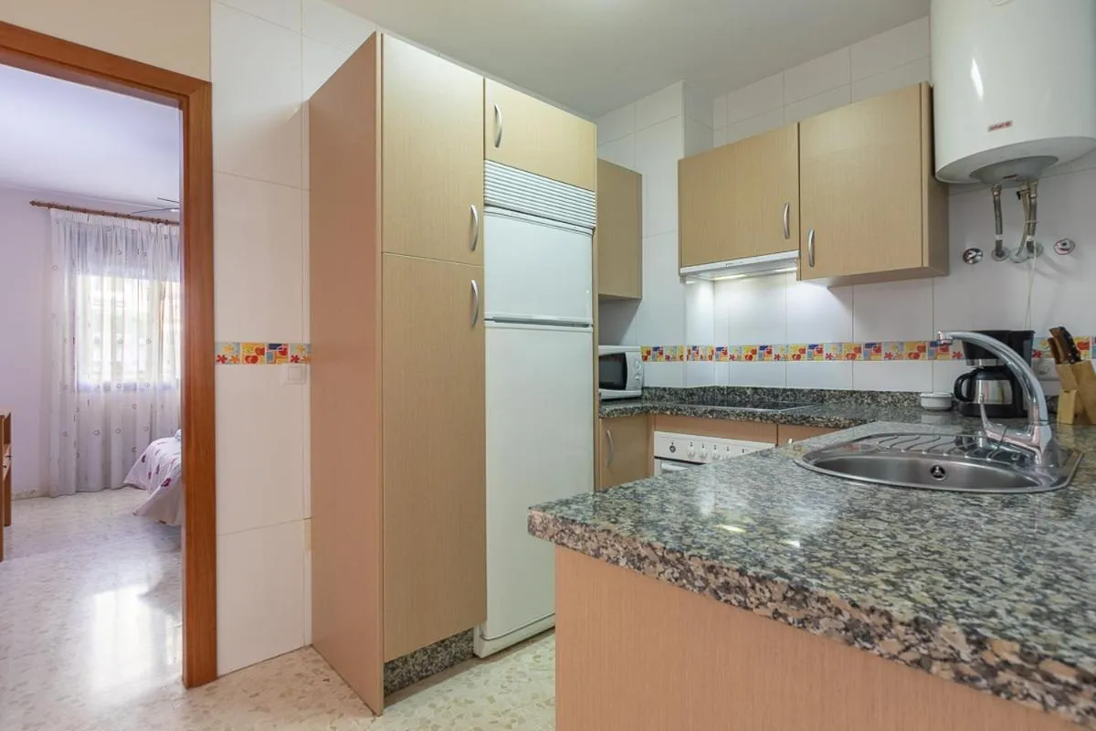 Kitchen or kitchenette in Apartamentos Guerrero