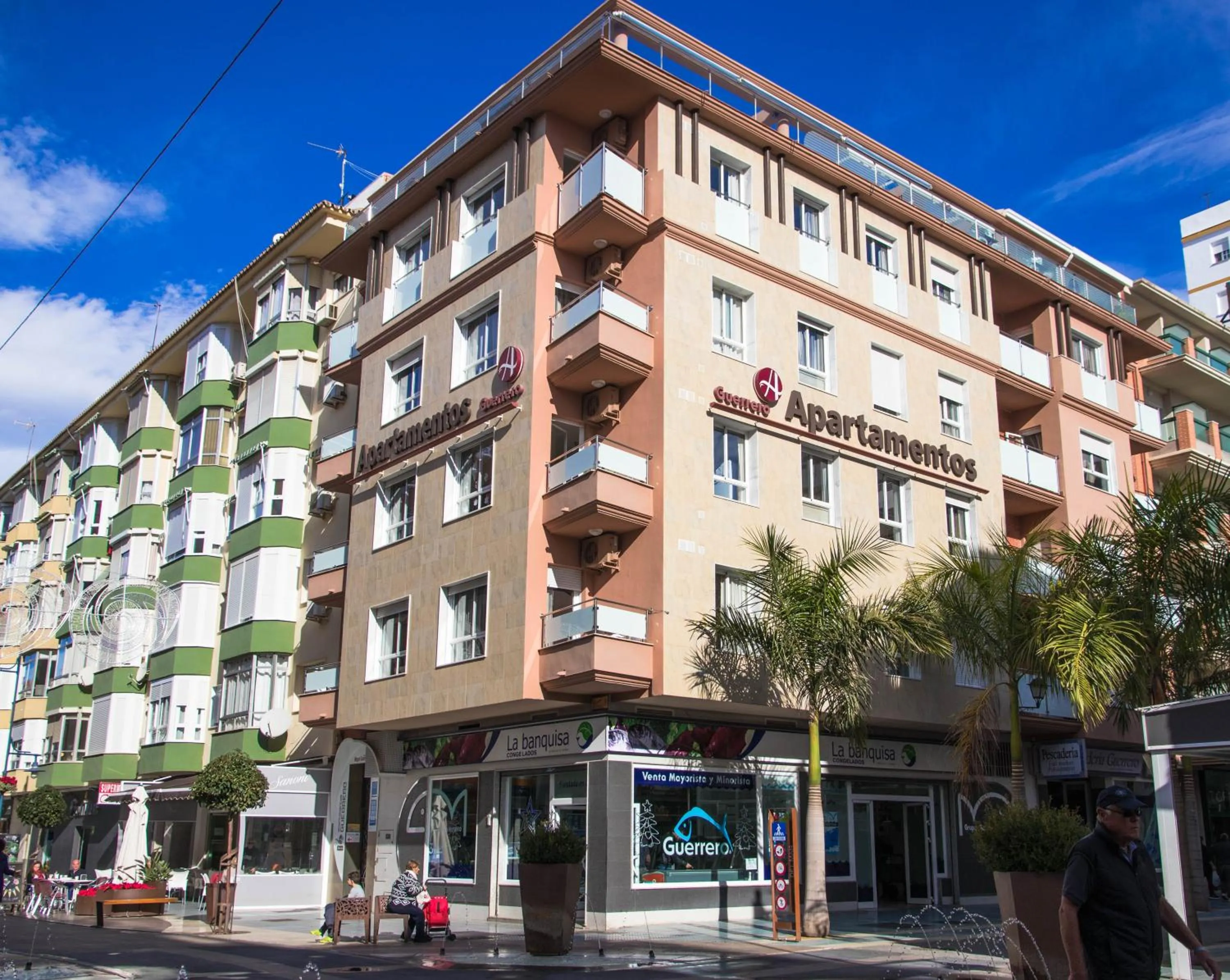 Facade/entrance in Apartamentos Guerrero