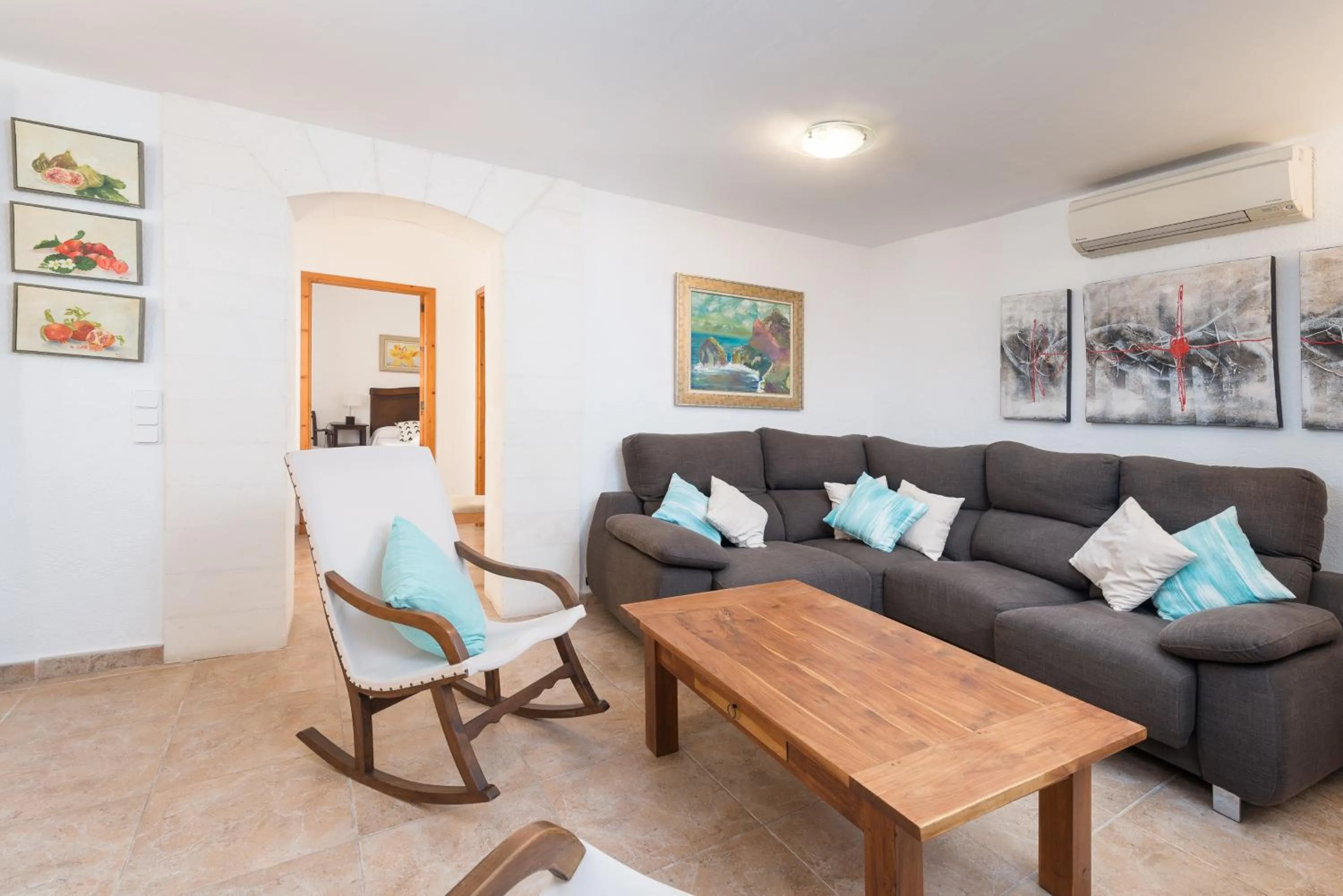 Living room in Finca Coster