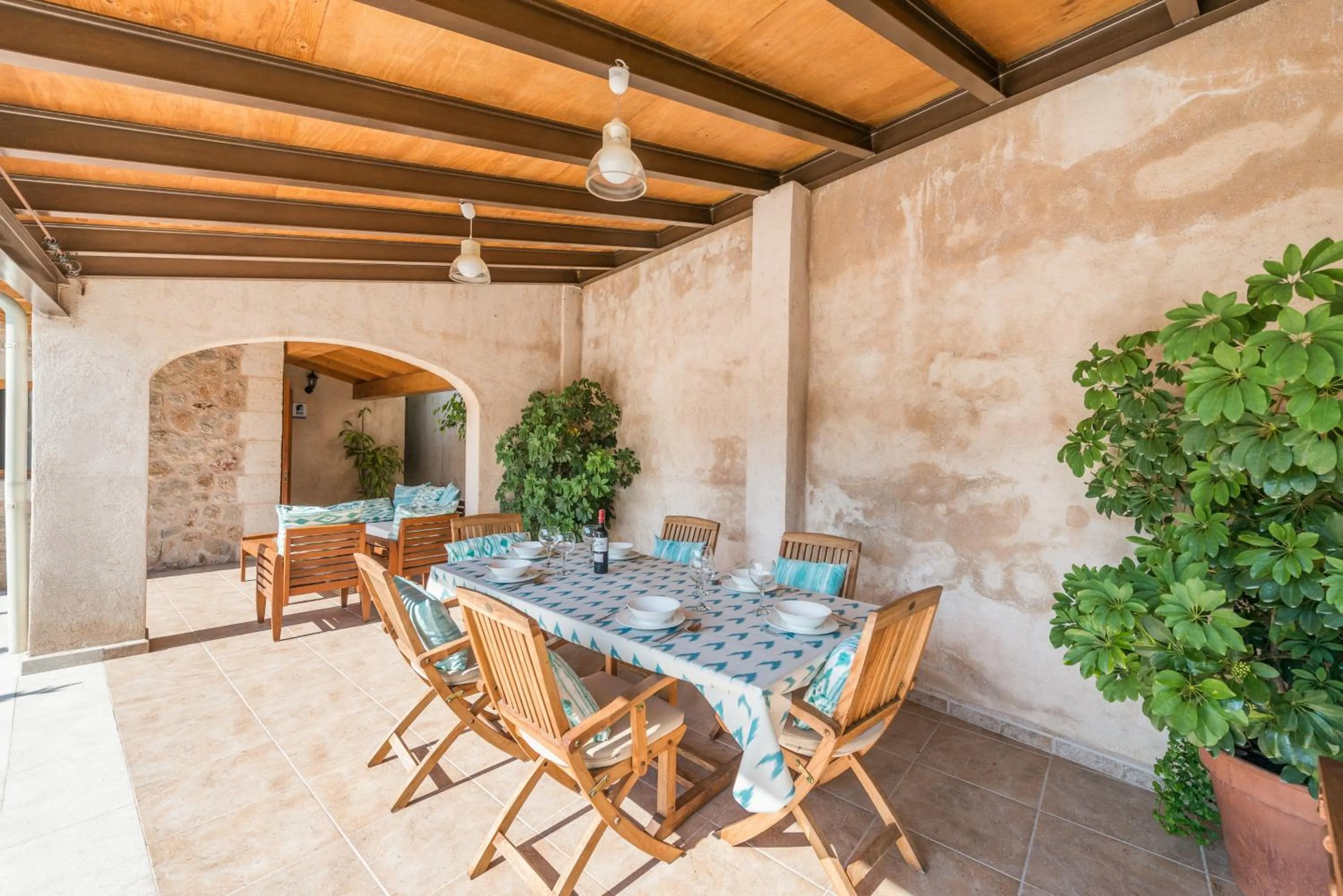 Living room in Finca Coster