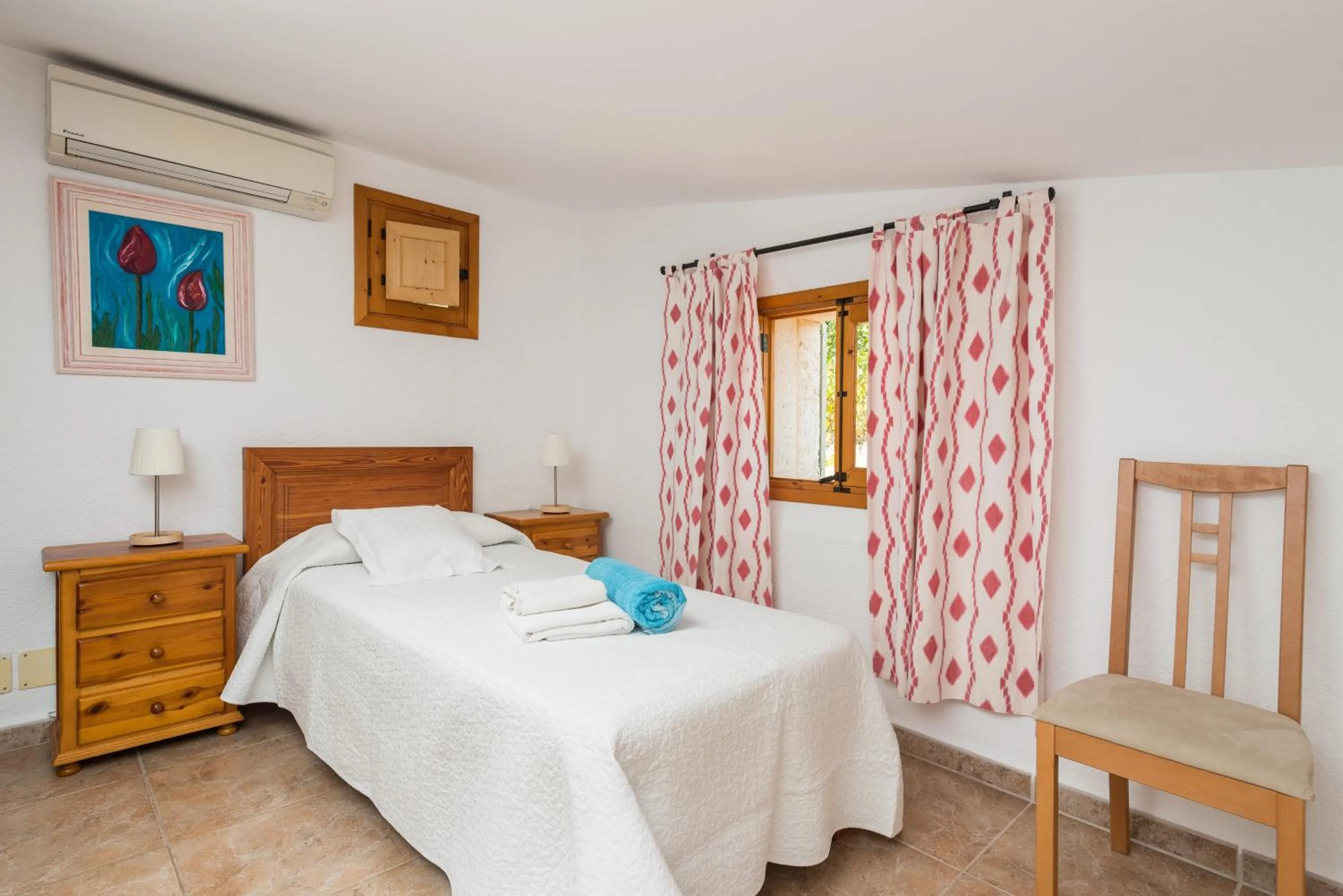 Living room, Bed in Finca Coster