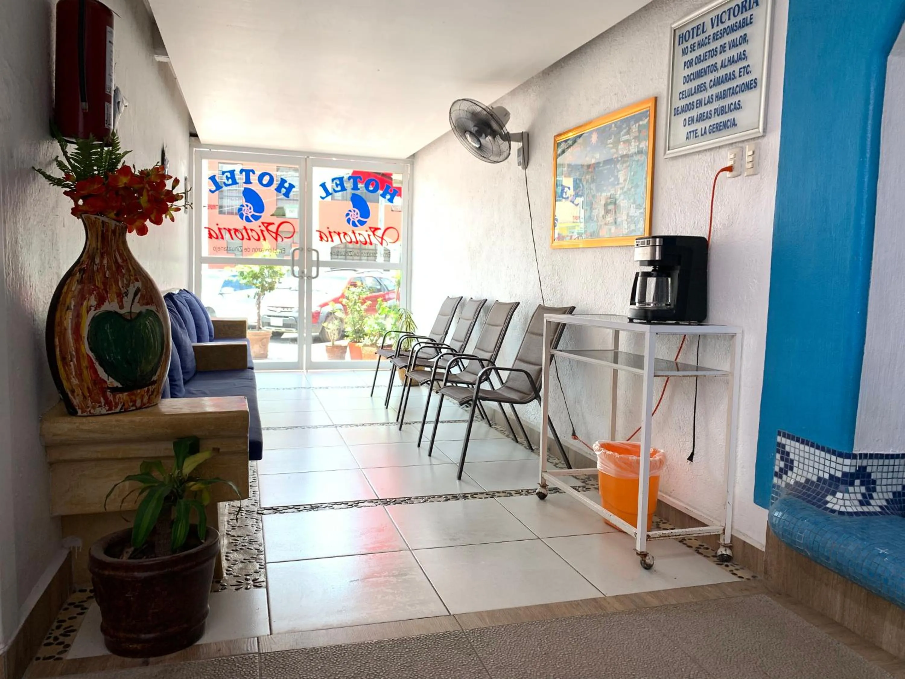 Lobby or reception in Hotel Victoria