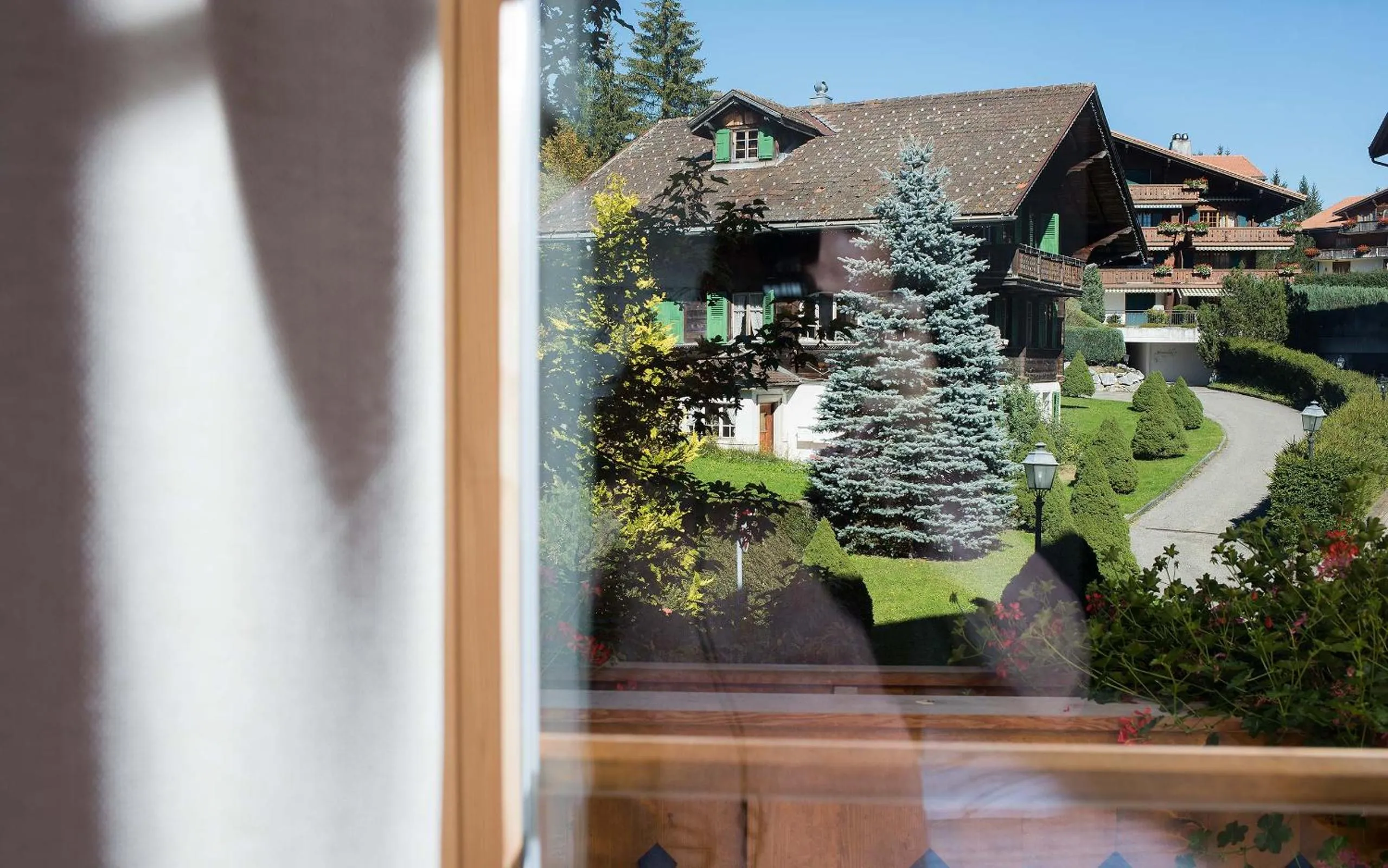 View (from property/room) in Hotel des Alpes Superieur